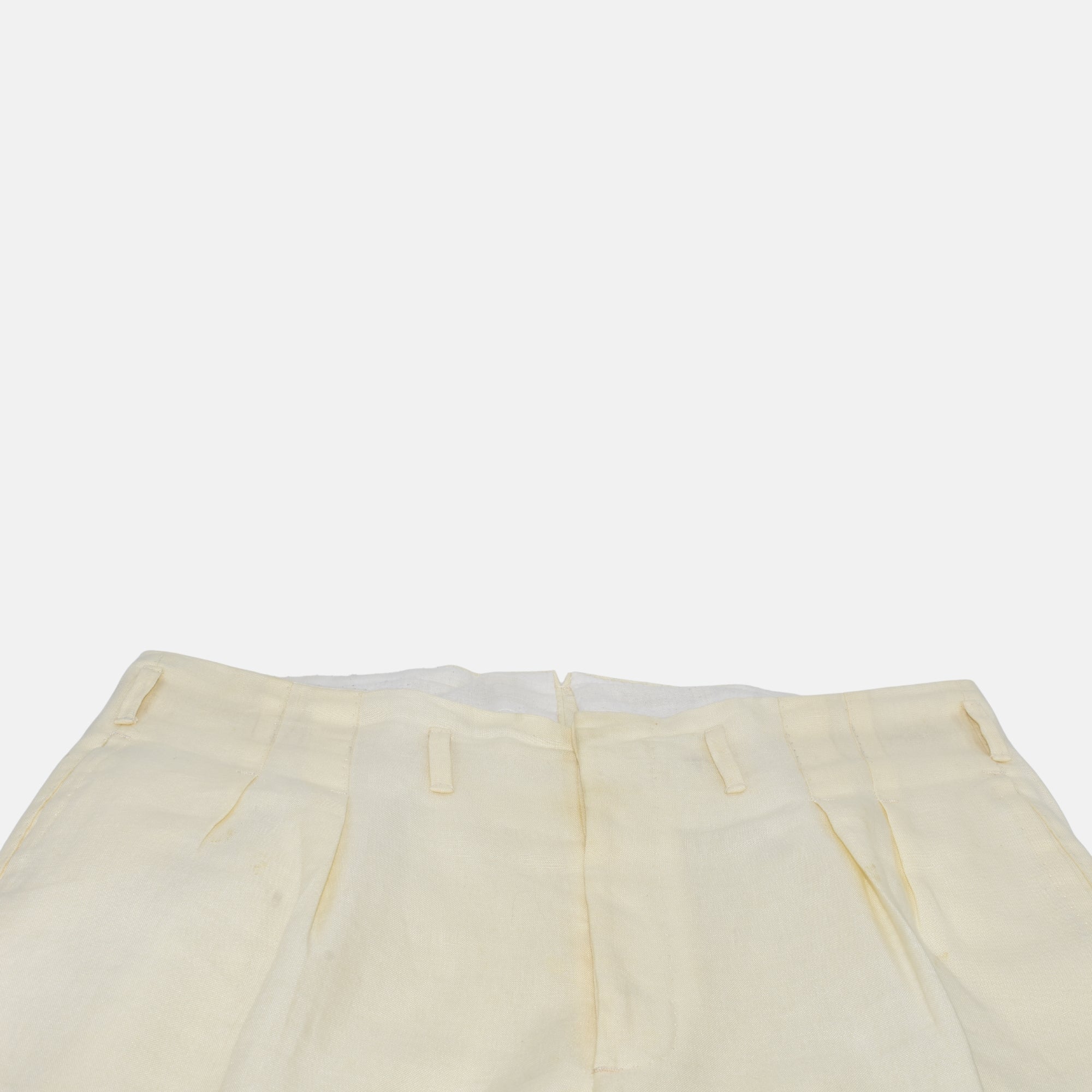 Cream Trousers made of Wool (EU 54)