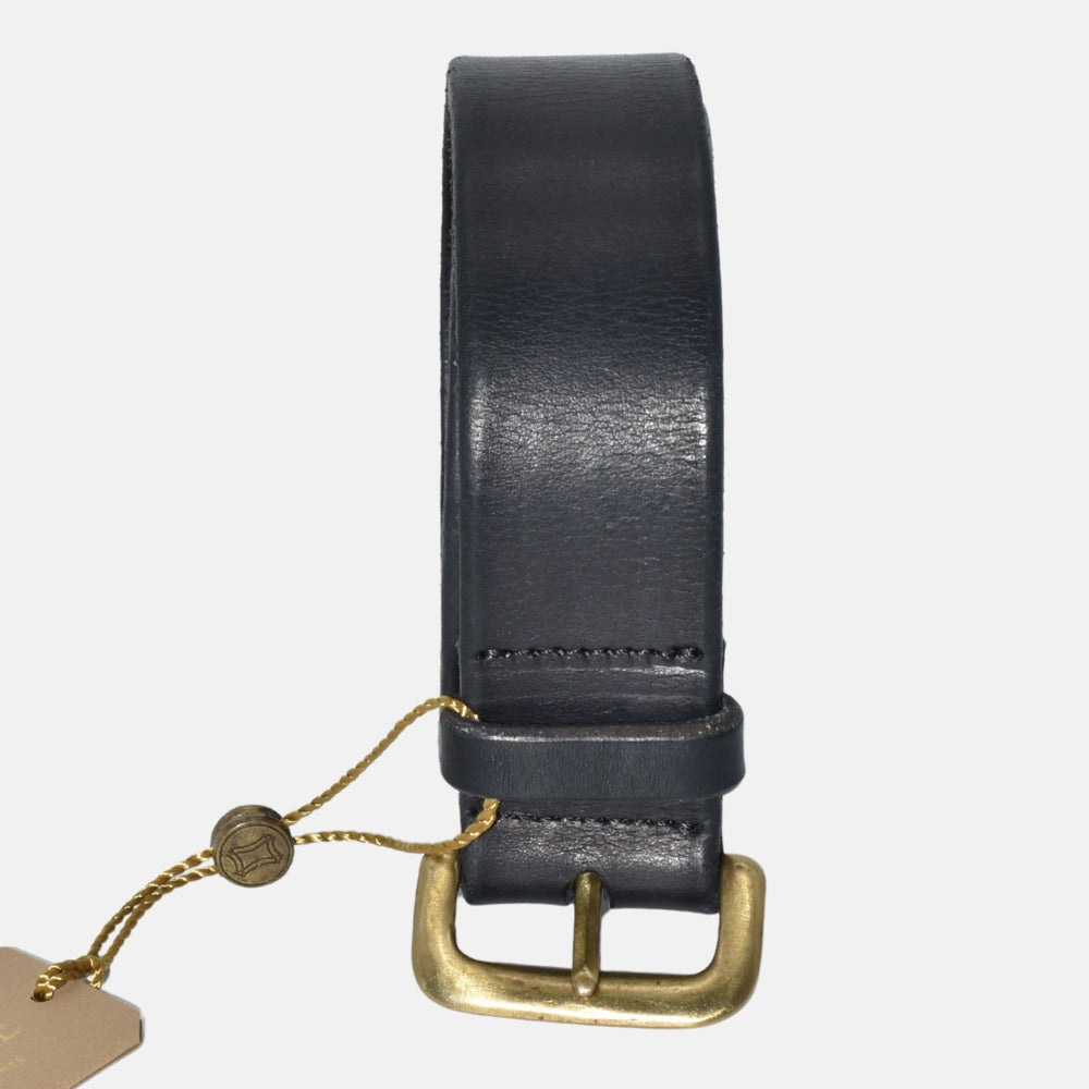 Black Belt made of Leather (100 cm)