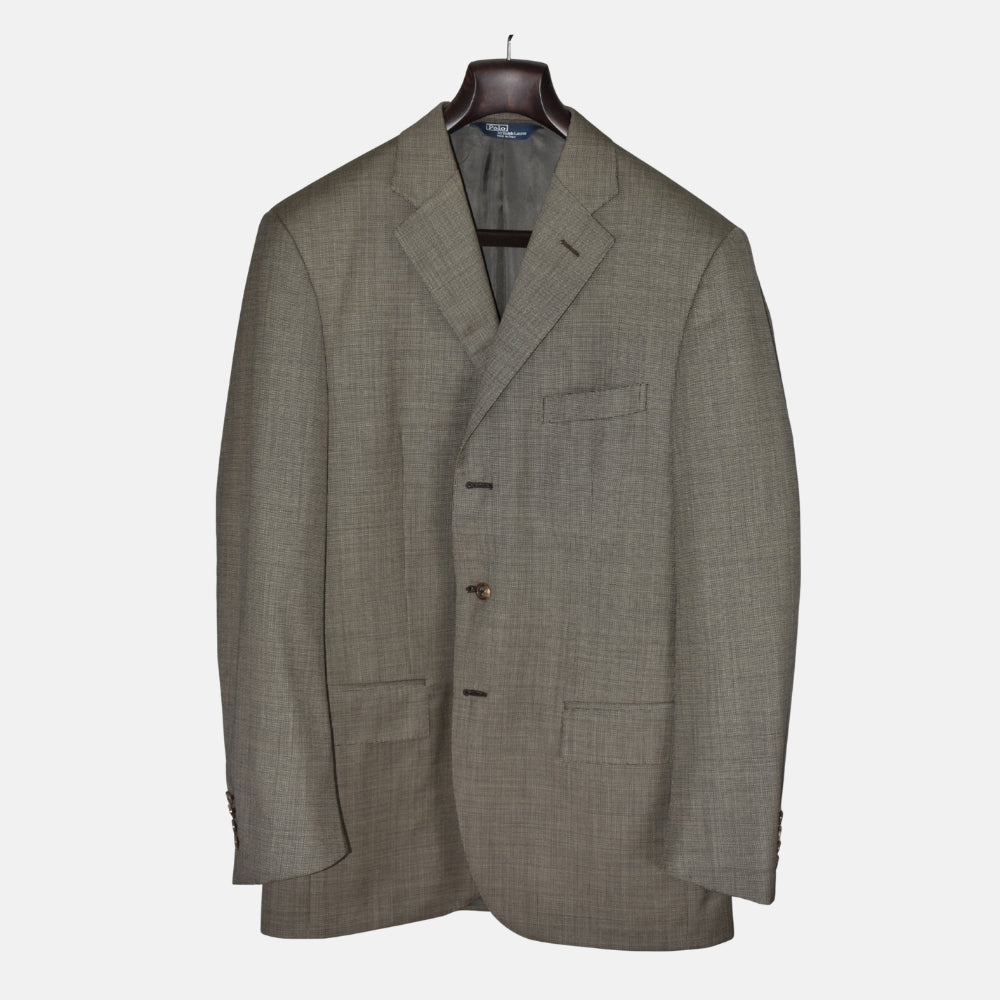 Gray-Beige Suit made of Virgin Wool (EU 50)