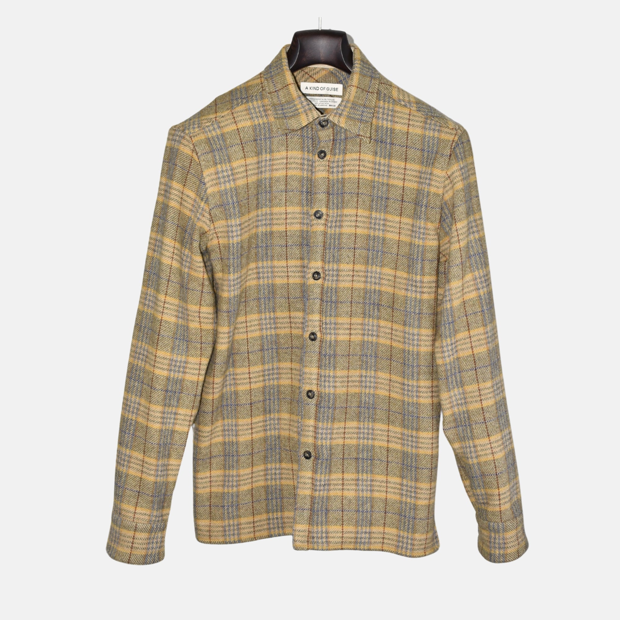 Multicoloured Overshirt made of Virgin Wool (M)