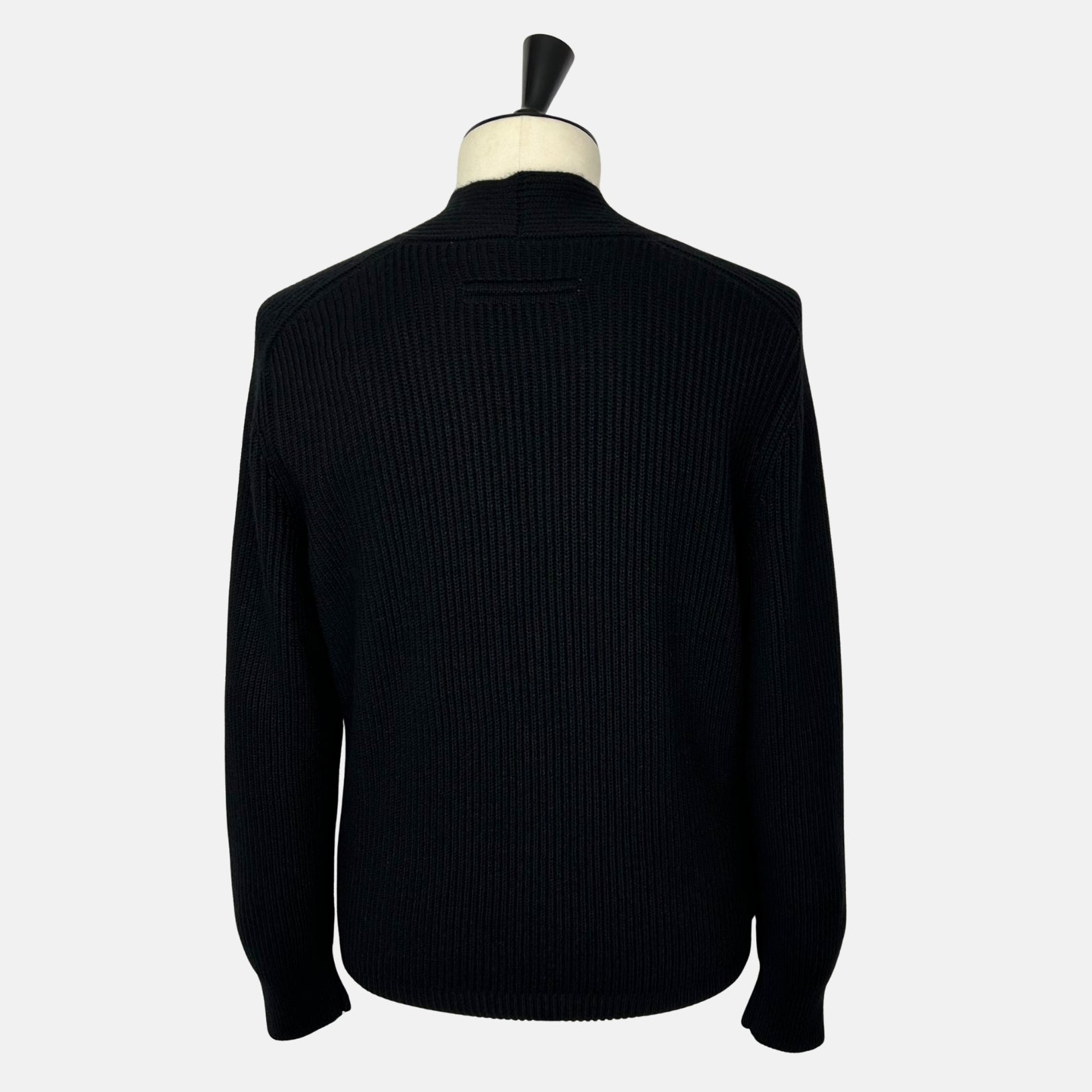 Black Cardigan made of Cashmere/Linen/Cotton (EU52)