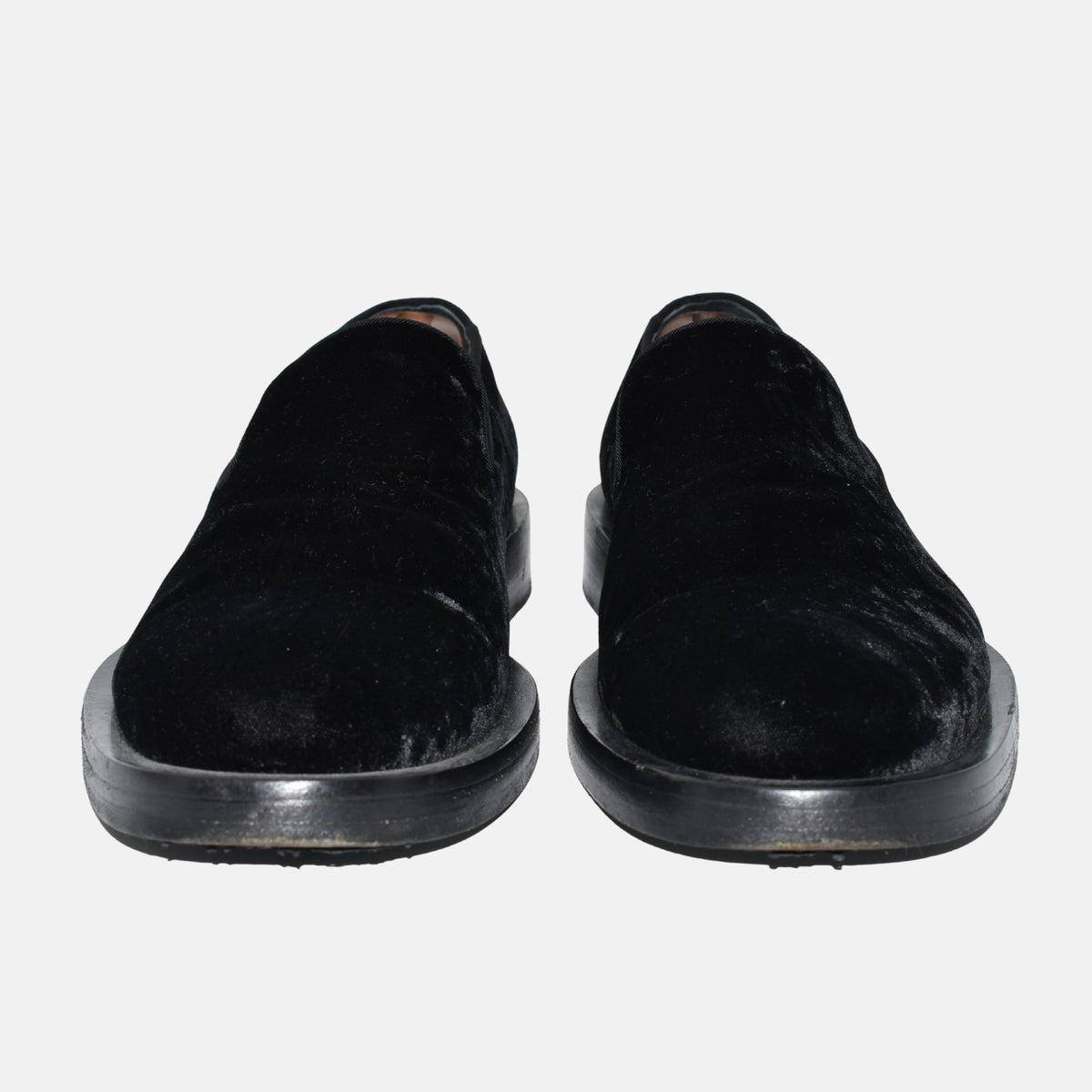 Black Shoes made of Velvet (EU 43)