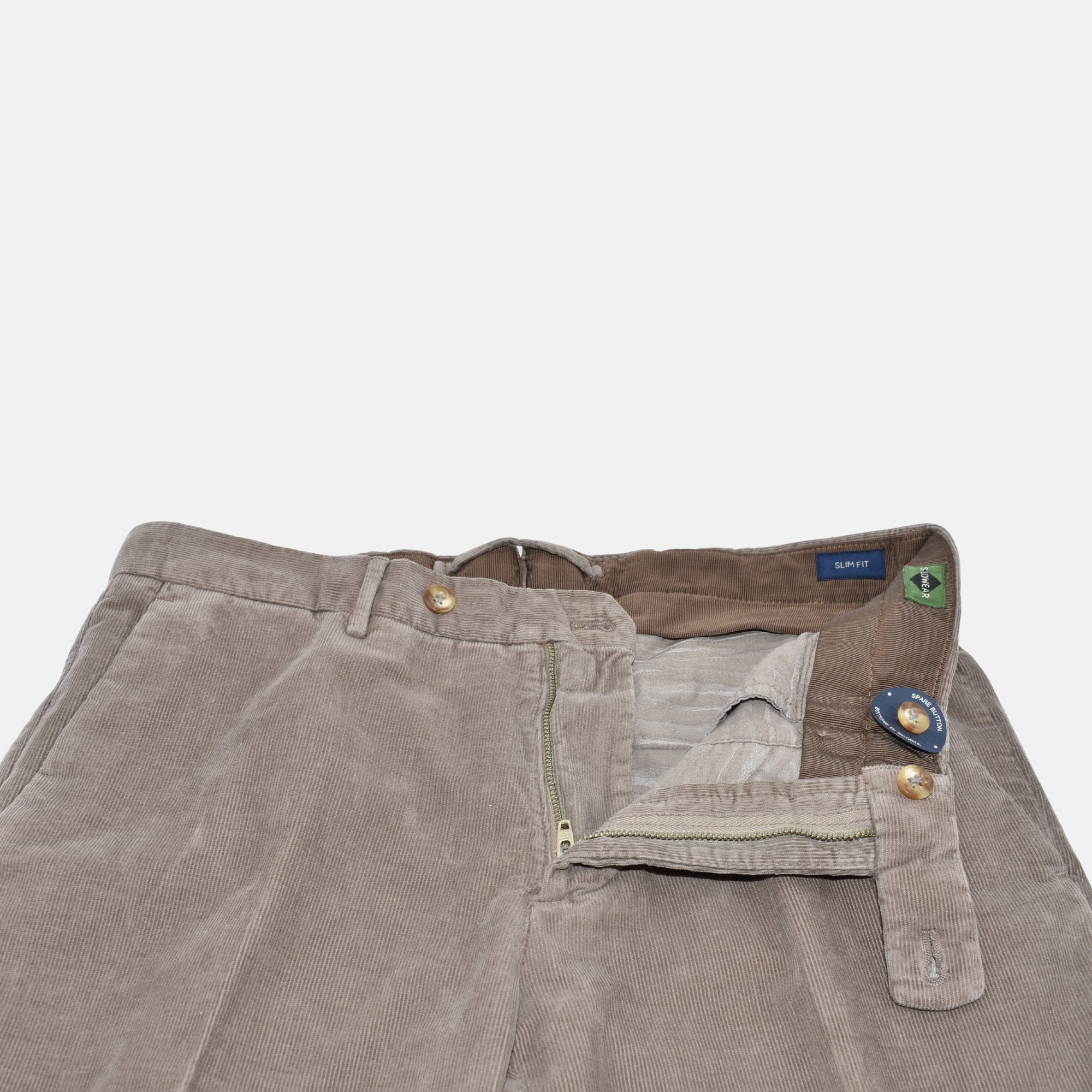 Brown Corduroy Pants made of Cotton (EU 46)