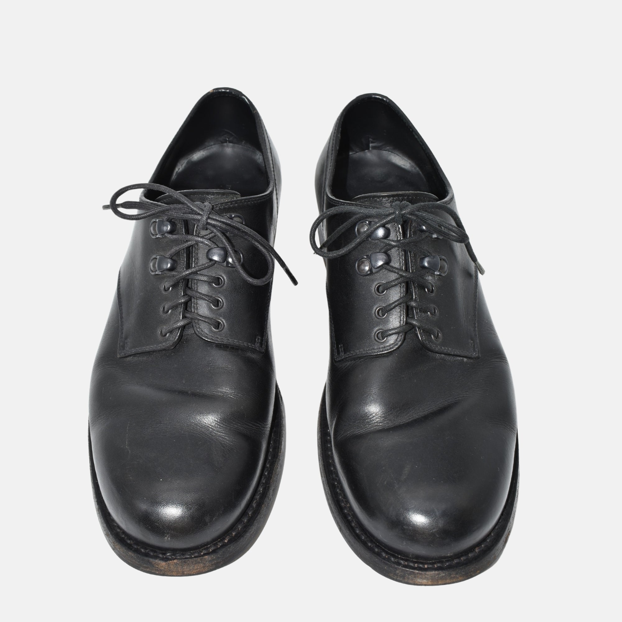 Black Shoes made of Leather (EU 43)