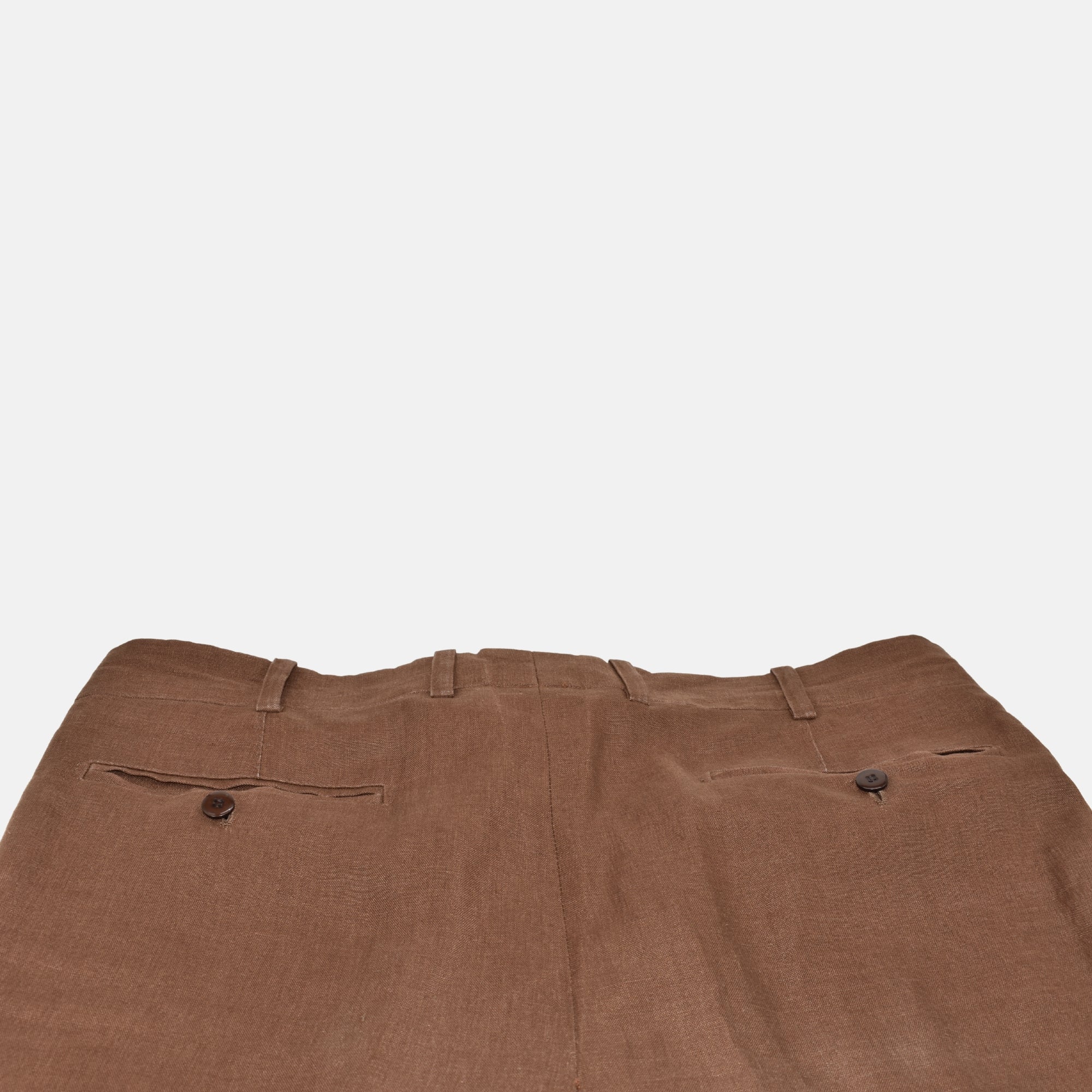 Brown Suit made of Linen (EU 52L)
