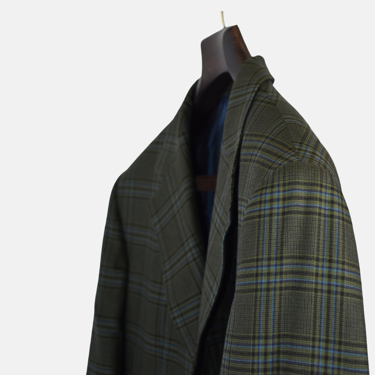 Buntkarierter Blazer aus Wolle (EU 52)