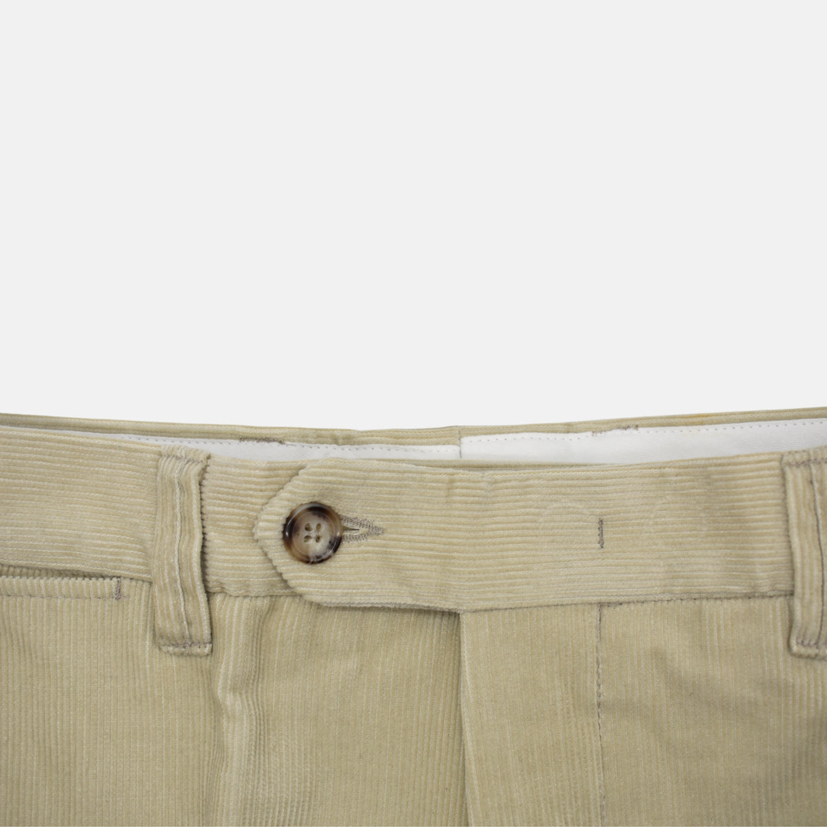 Beige Corduroy Trousers made of CottonCashmere (EU 50)