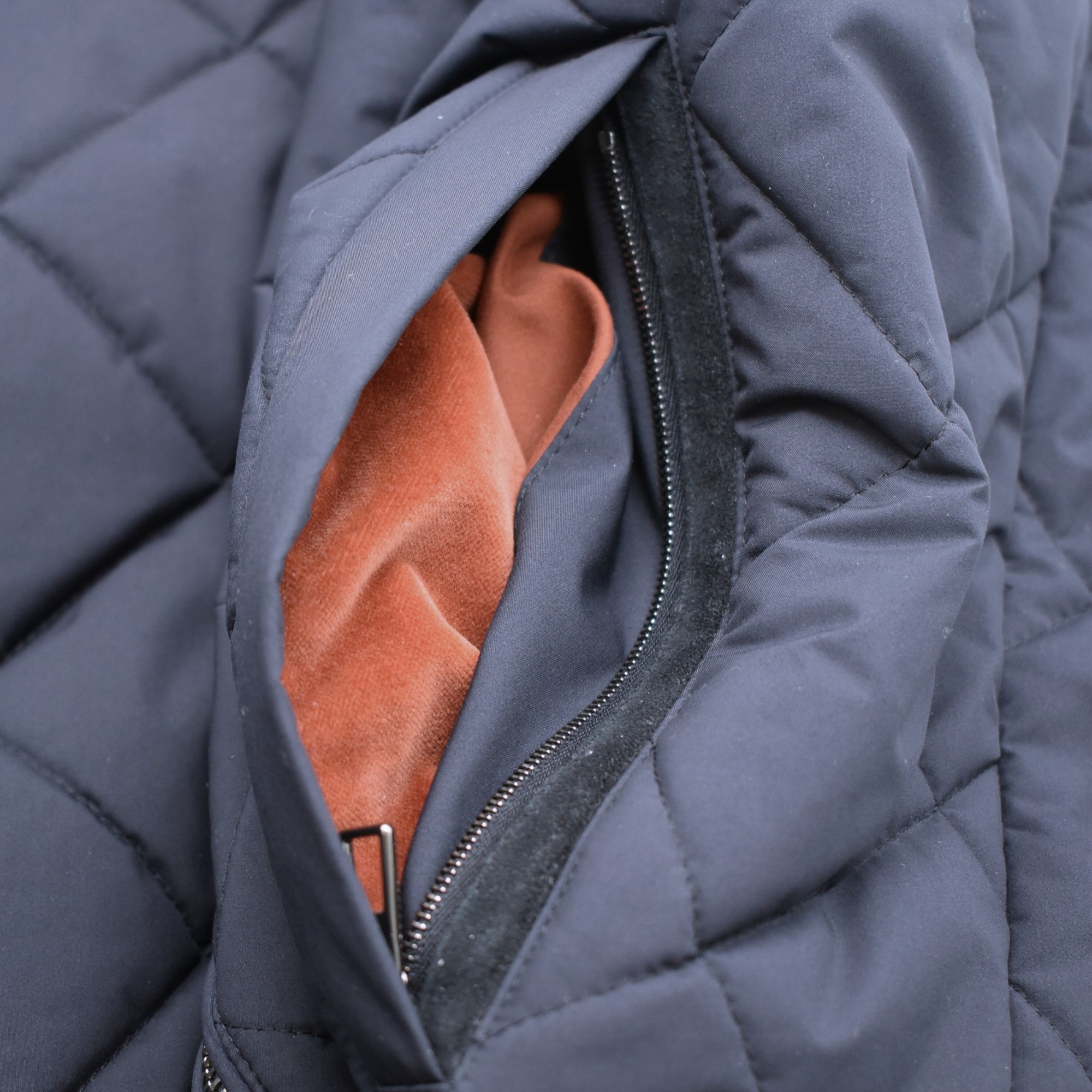 Marinefarbene Weste Windwish Storm aus Polyester (M)