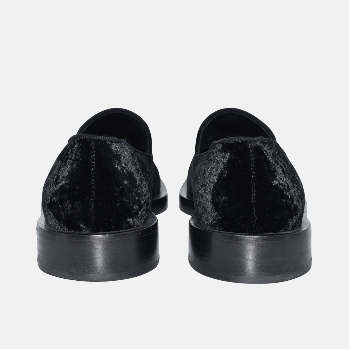 Black Shoes made of Velvet (EU 43)