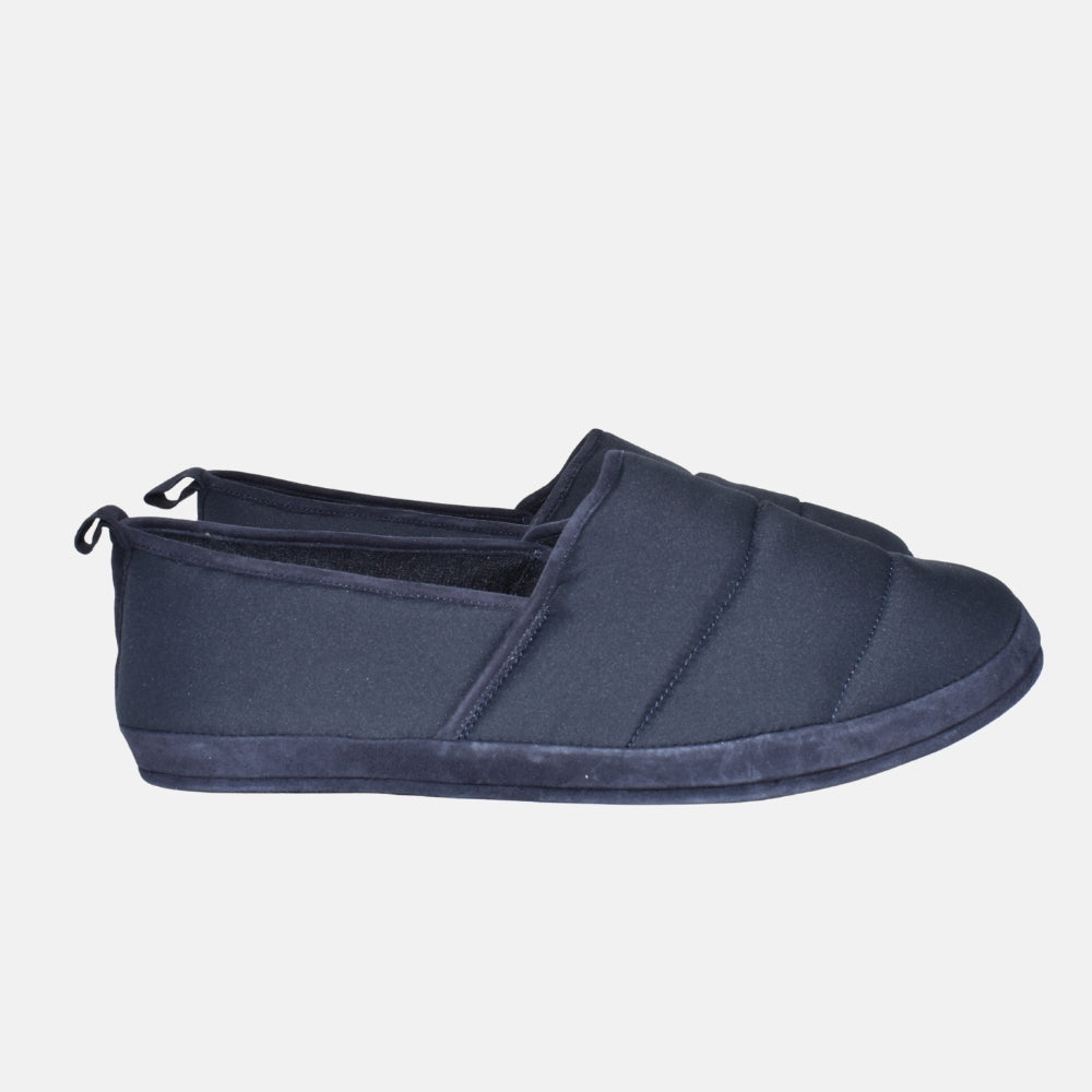 Navy Slipper made of Cotton/Suede (EU 44)