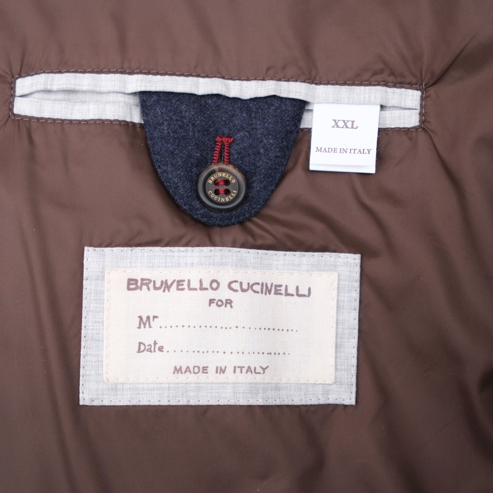 Navy Jacket made of Wool/Silk/Cashmere (XXL)