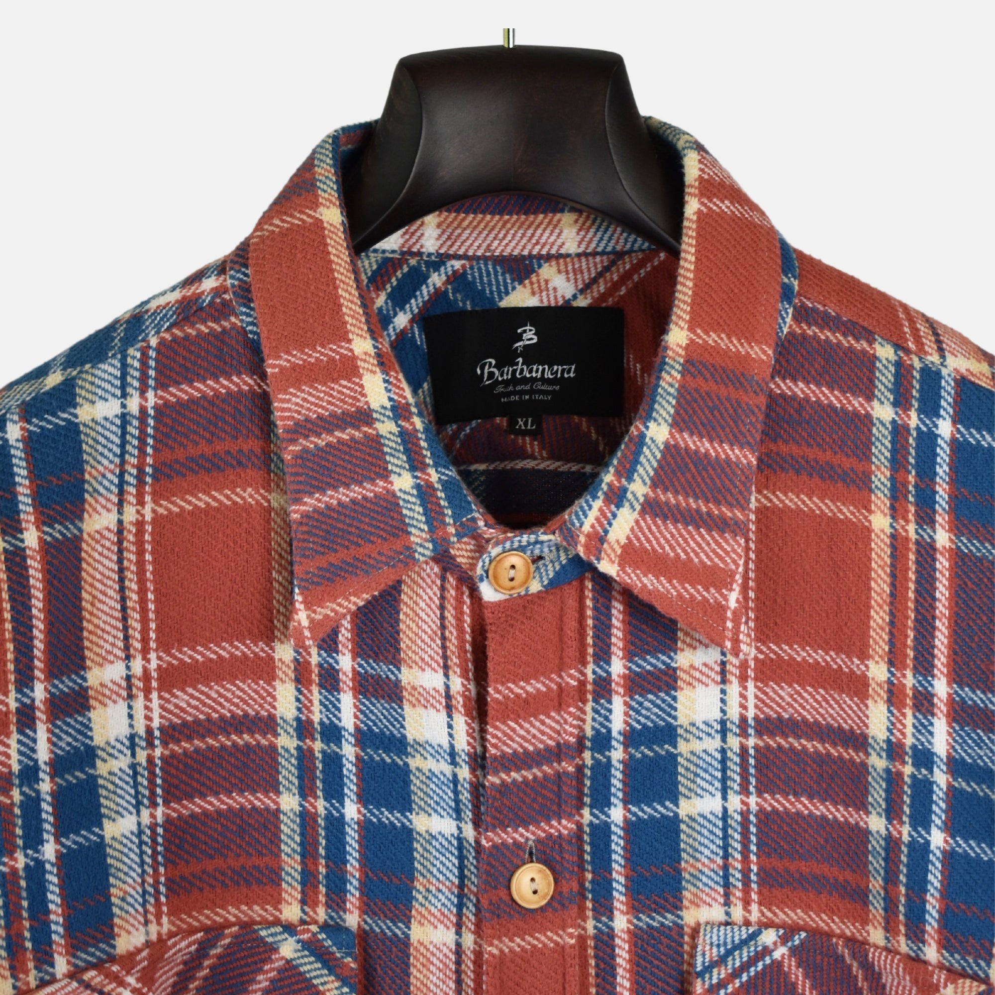 Multicoloured Checkered Shirt made of Cotton (XL)
