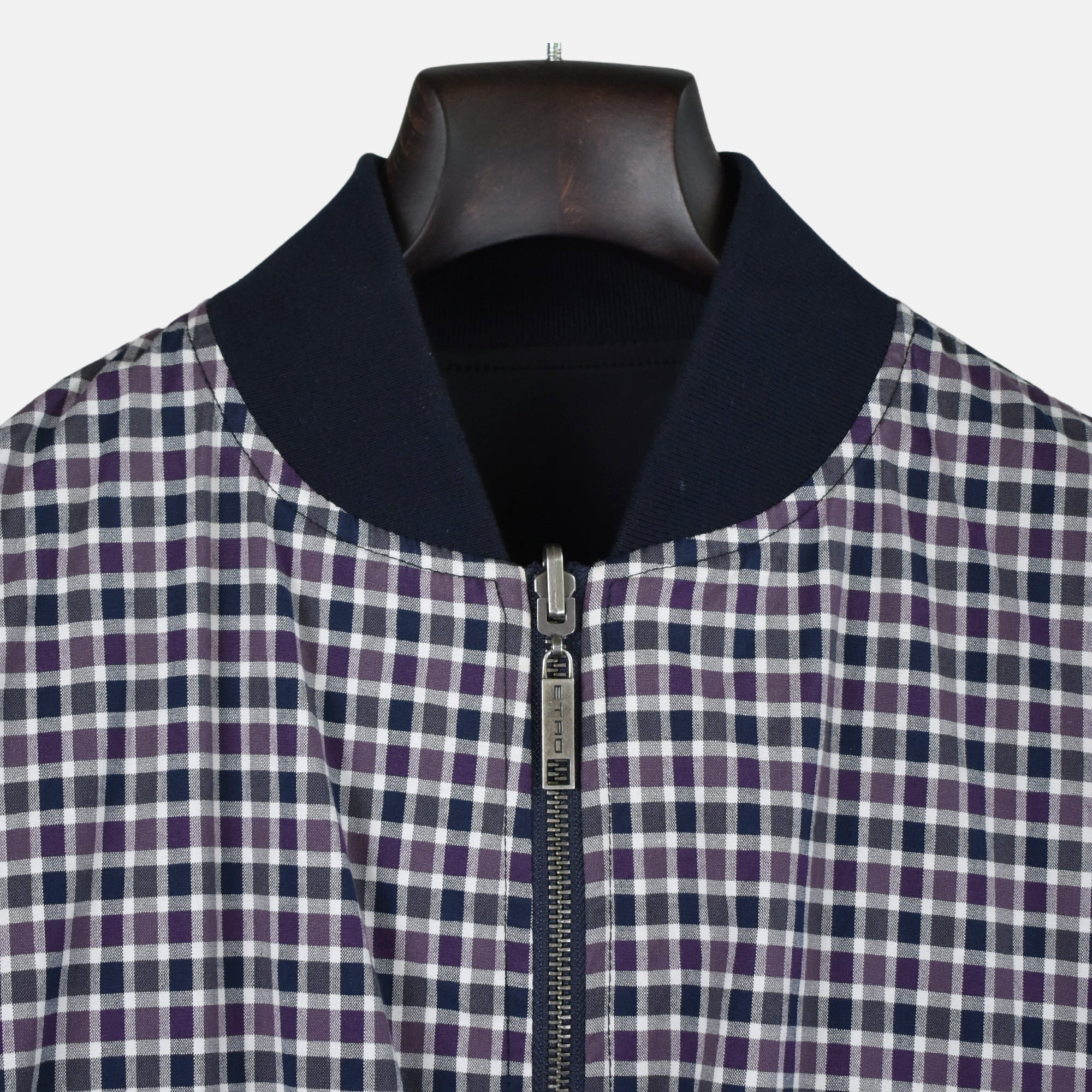 Multicoloured Reversible Jacket made of Cotton/Nylon (M)