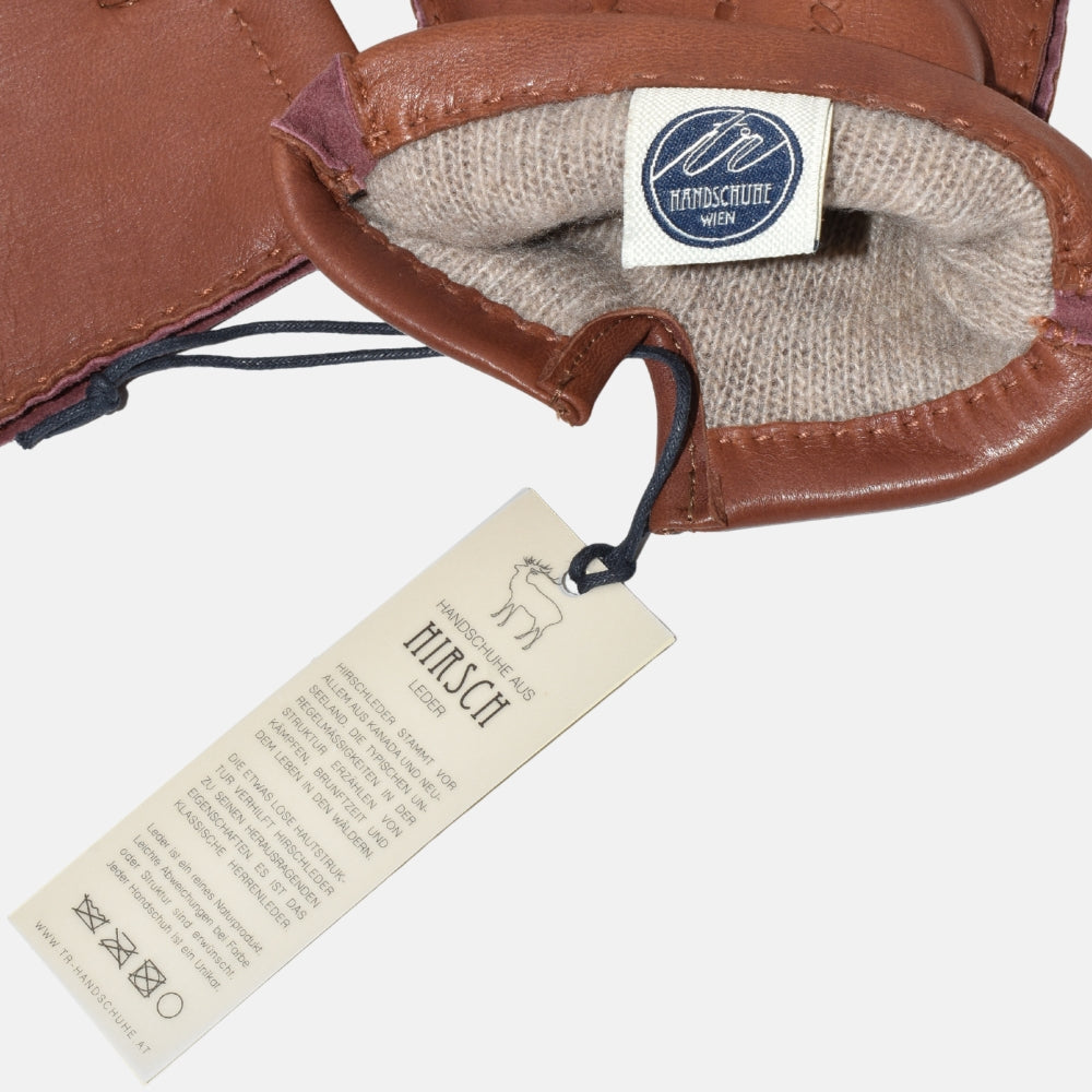 Thomas Riemer Braune Handschuhe — Hirschleder (7.5/8/9)