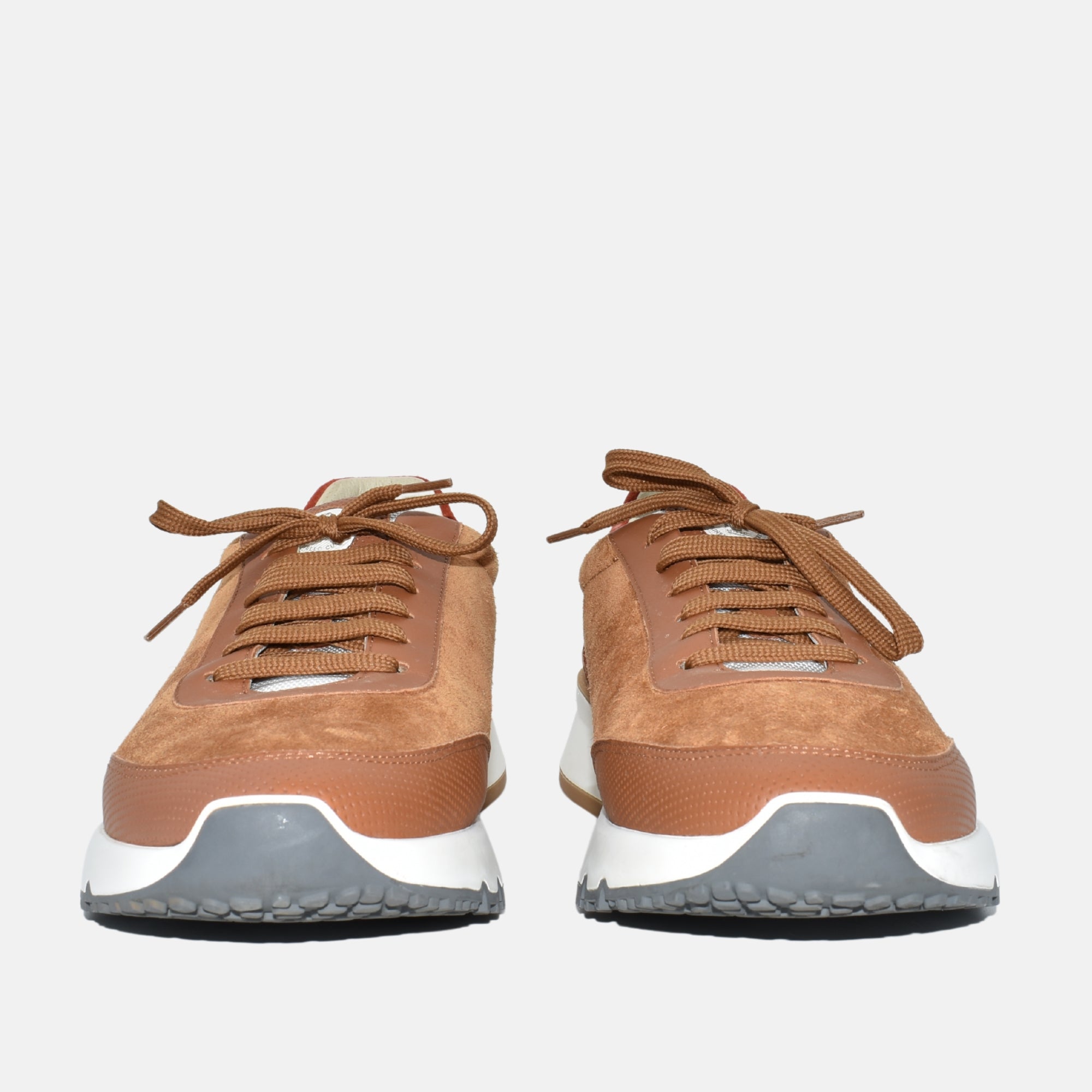 Brown Sneaker made of Suede/Leather (EU 43)
