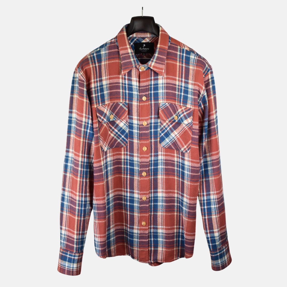 Multicoloured Checkered Shirt made of Cotton (XL)