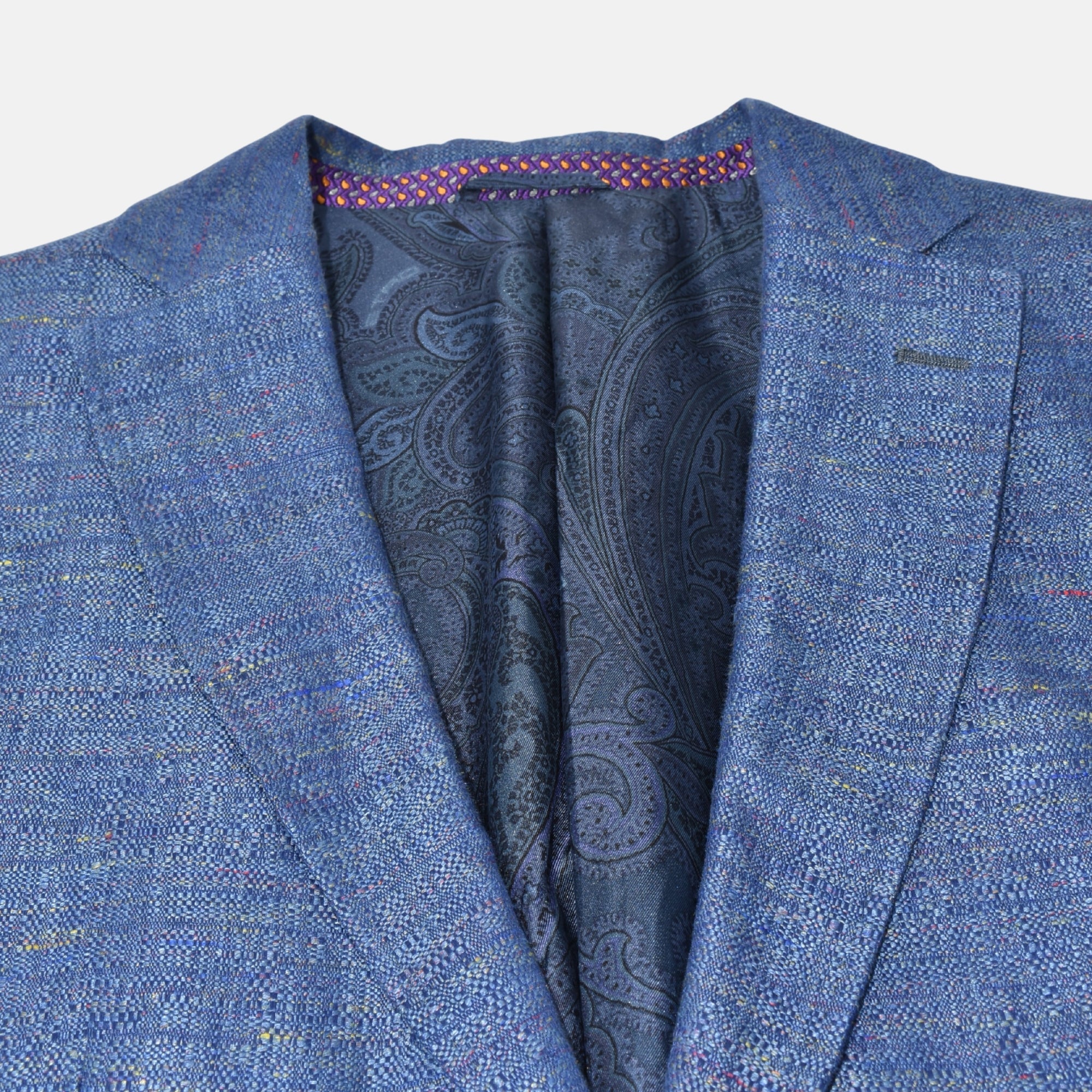 Multicoloured Blazer made of Linen (EU 50)