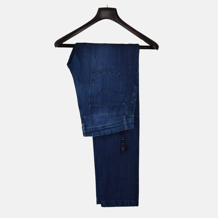 Blue Washed-out Jeans made of Cotton (W35 / W36 / W37)
