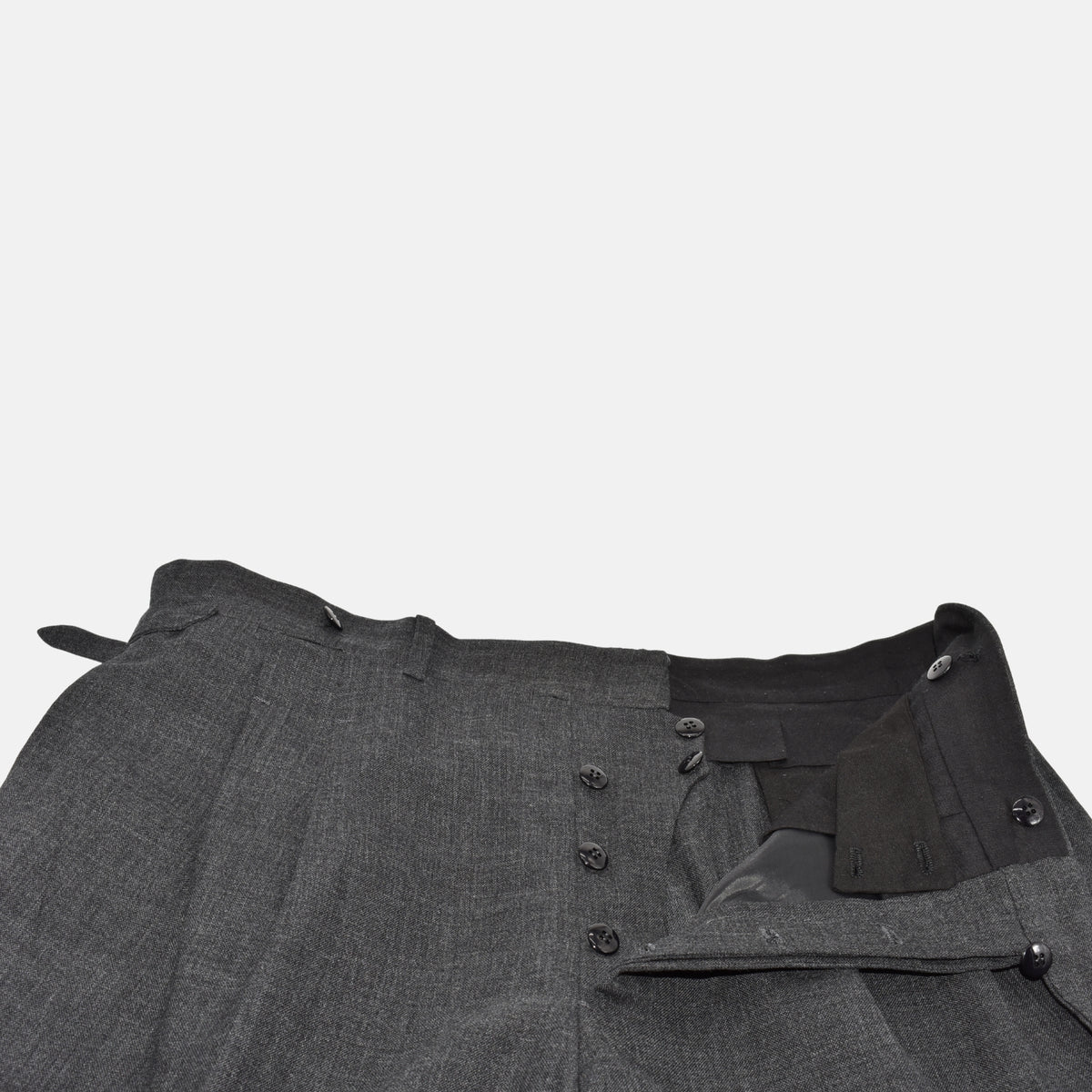 Dark Gray Trousers made of Wool (bespoke)