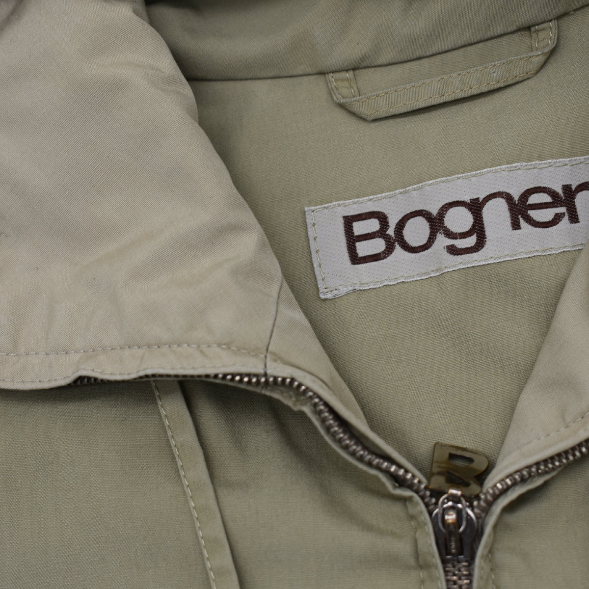 Beige Hooded Jacket made of Cotton (EU 50)