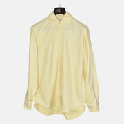 Yellow Pique Shirt made of Cotton (EU 39))