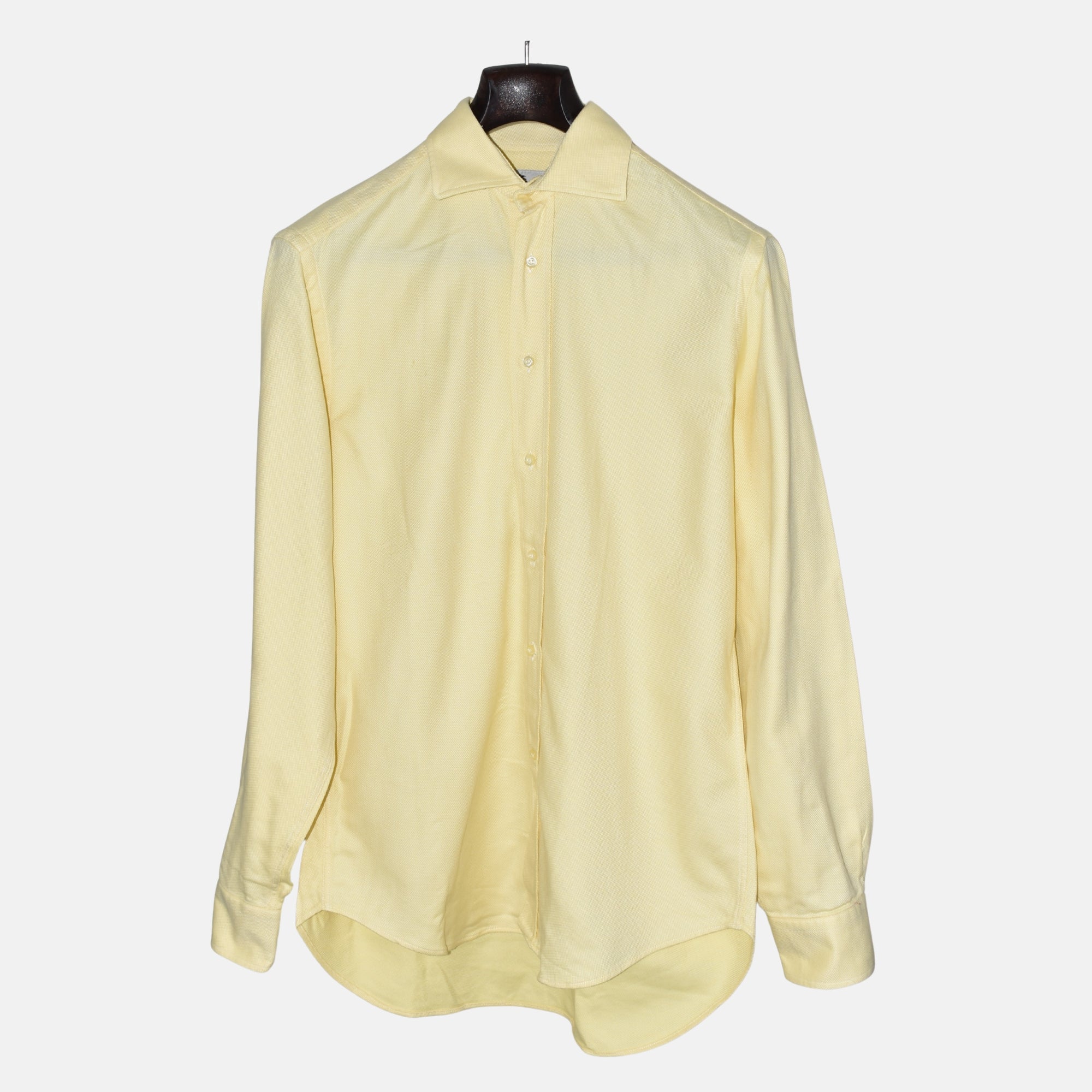 Yellow Pique Shirt made of Cotton (EU 39))