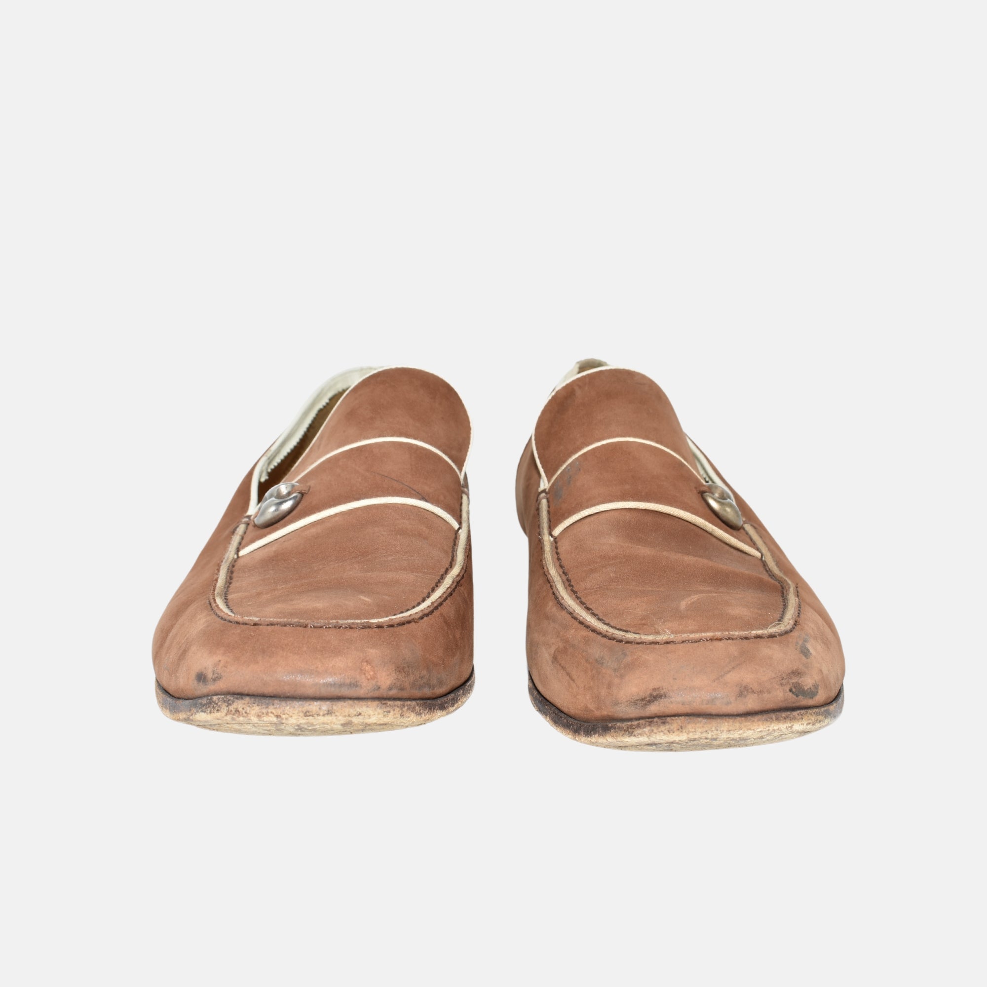 Brown Shoes made of Suede (EU 42)