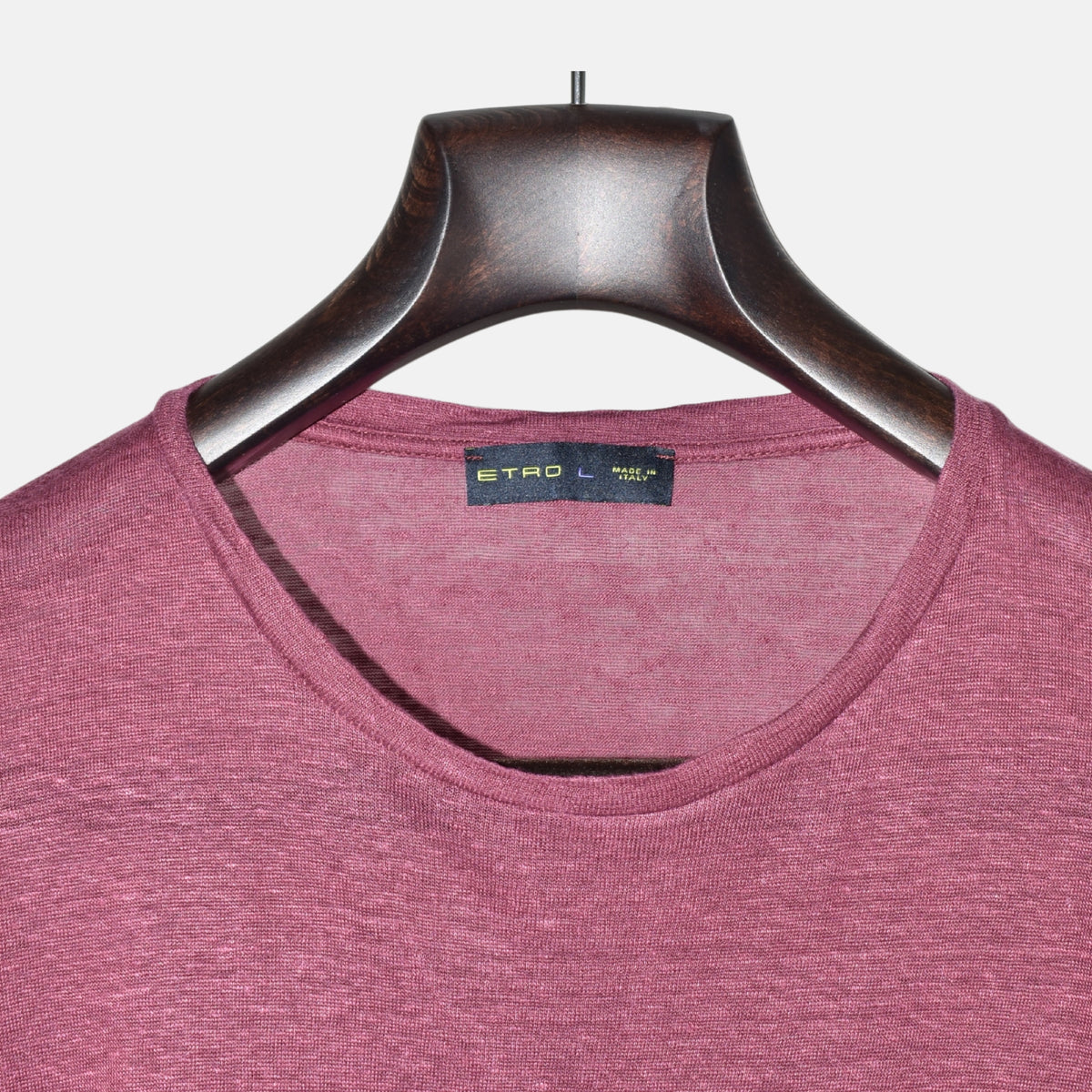 Bordeaux T-Shirt made of Linen (L)