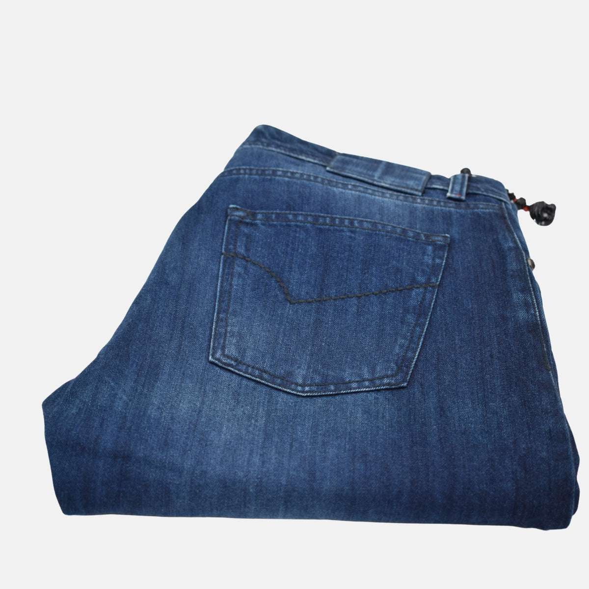 Blue Washed-out Jeans made of Cotton (W35 / W36 / W37)