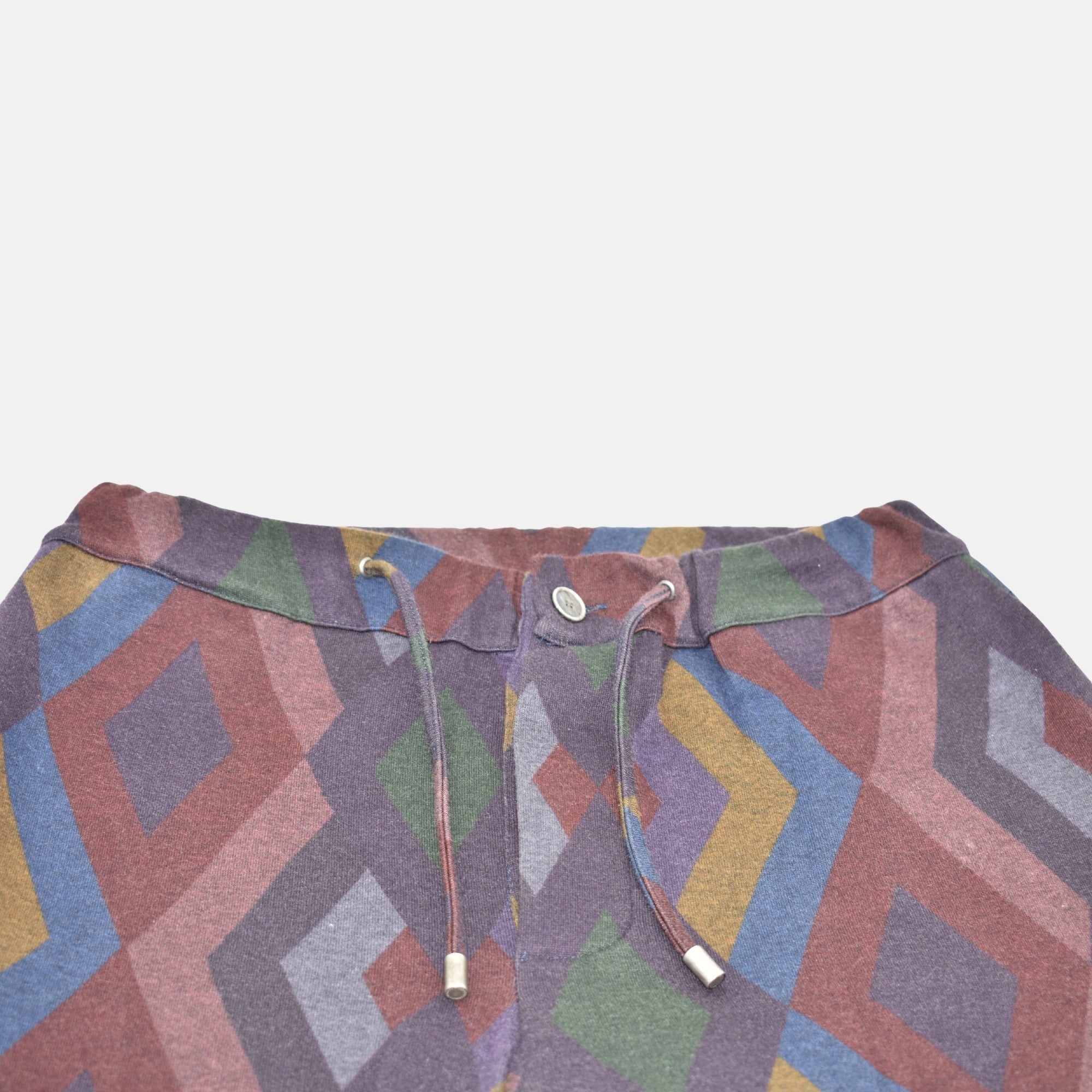 Multicoloured Patterned Jogg Pants made of Cotton/Polyamide (S)