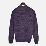Purple-Multicoloured Sweater made of Cashmere (EU 48)