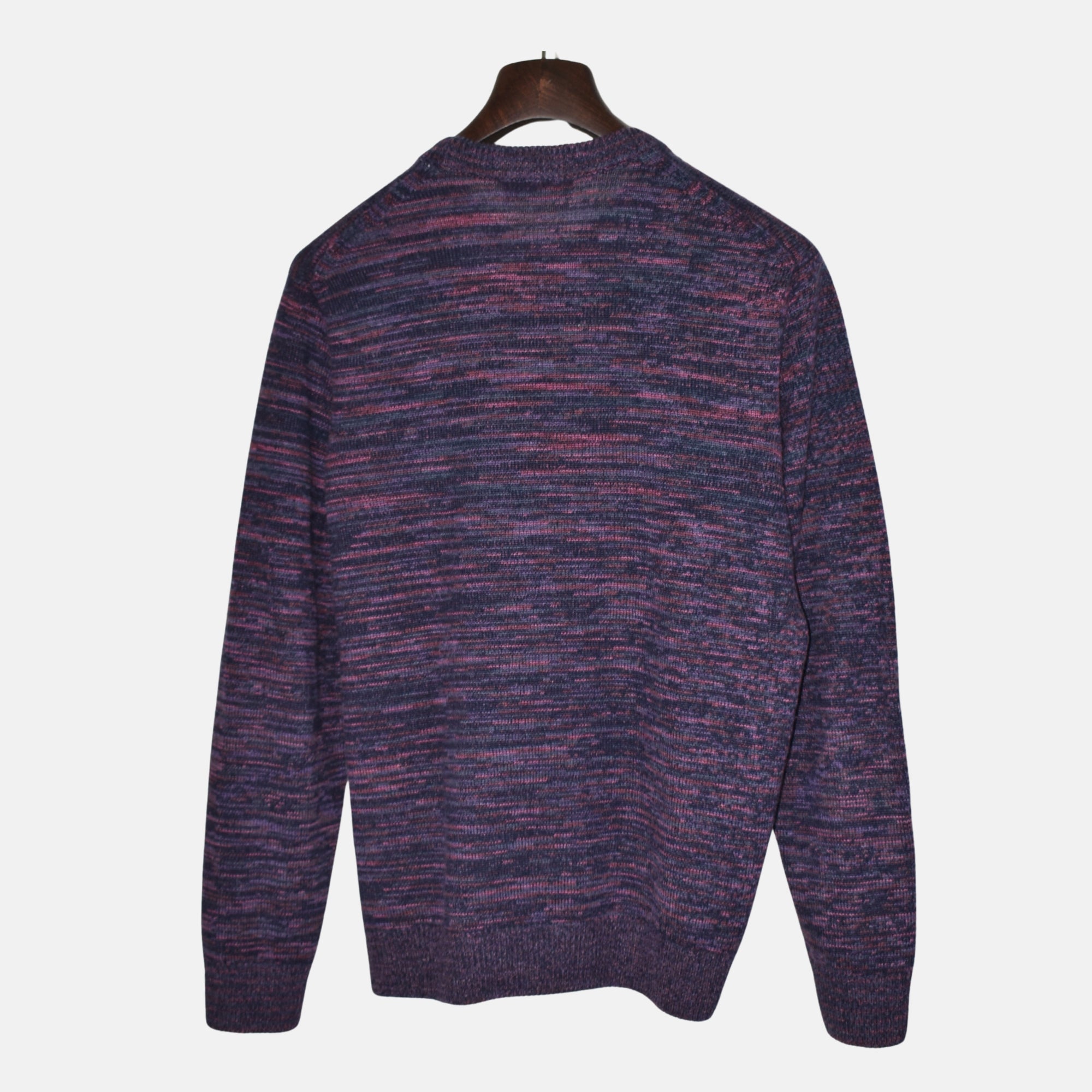 Purple-Multicoloured Sweater made of Cashmere (EU 48)