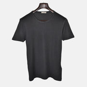 Black T-Shirt made of Silk/Cotton (EU 46)