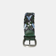 Multicoloured Belt made of Leather