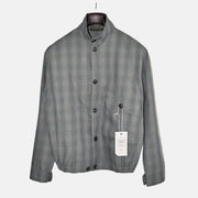 Mehrfarbig karierte Jacke aus Baumwolle/Polyamid (M)