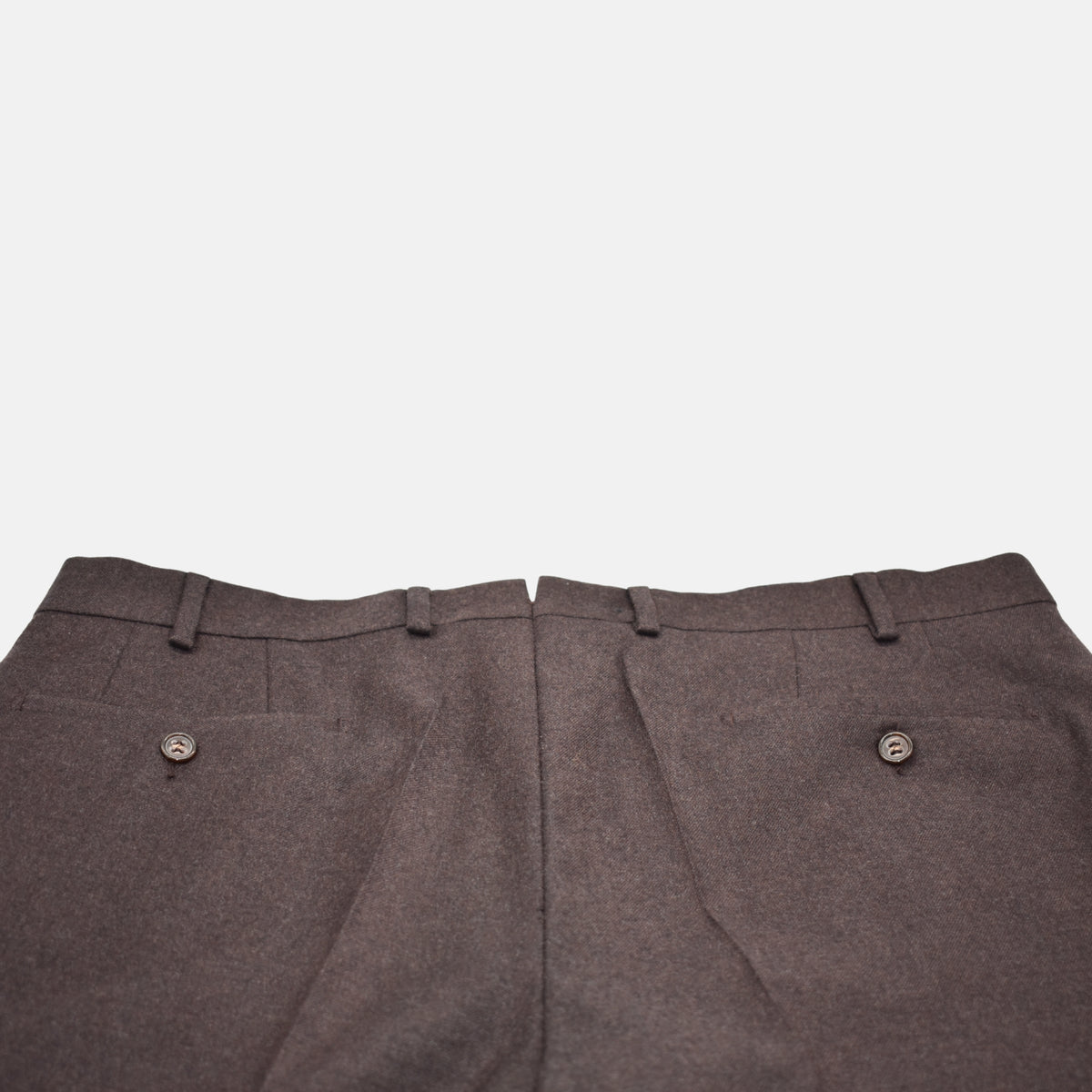 Brown Trousers made of Wool (EU 56)