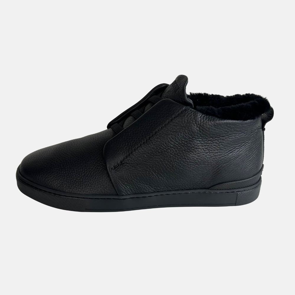 Black Triple Stitch Sneakers made of Leather (EU 46)