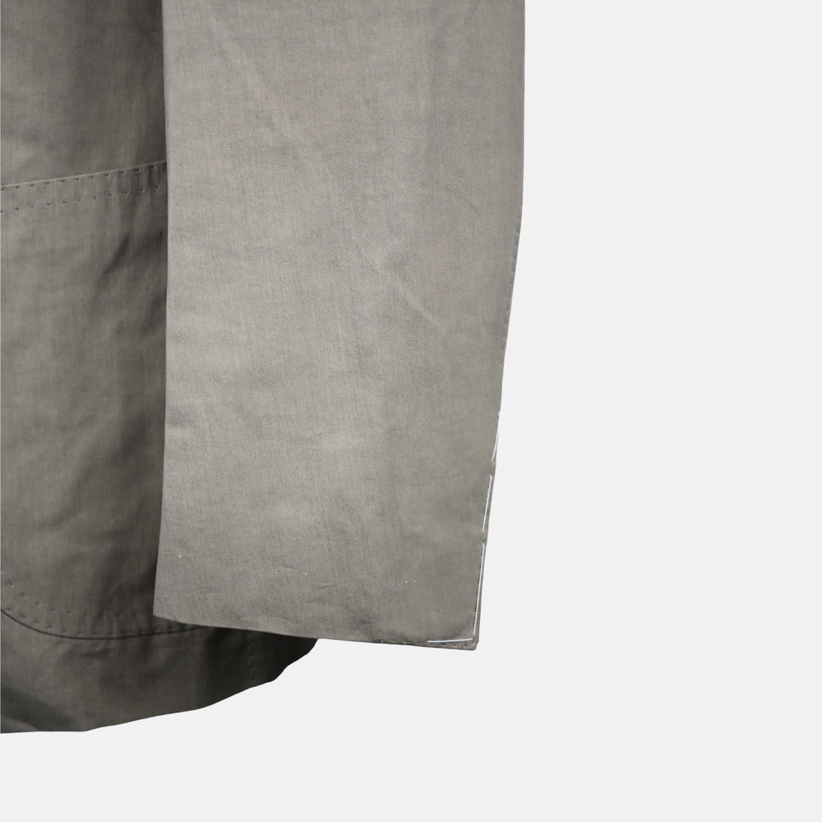 Khaki Suit made of Cotton/Silk (EU 54)