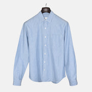 Light Blue Denim Shirt made of Cotton (L)