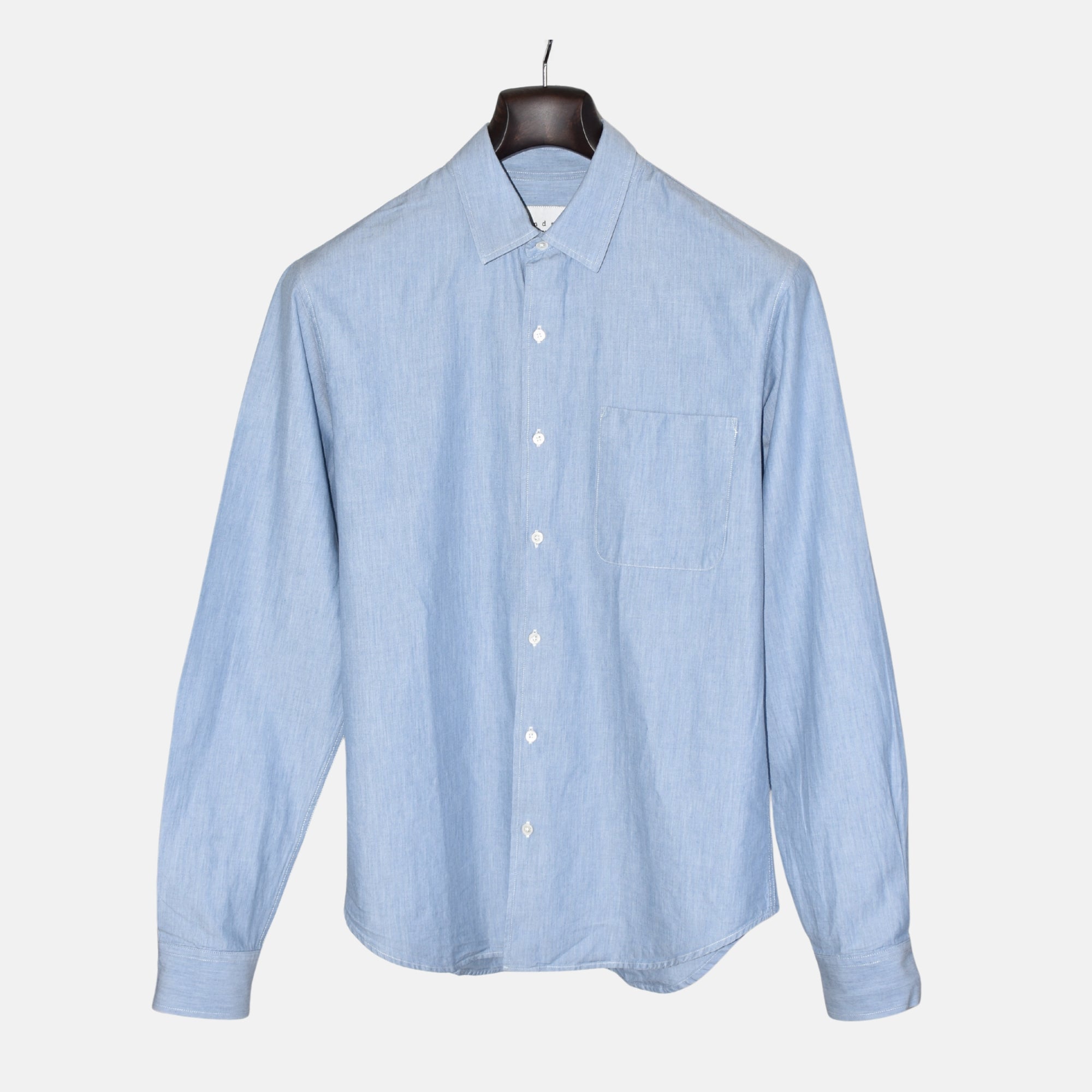Light Blue Denim Shirt made of Cotton (L)