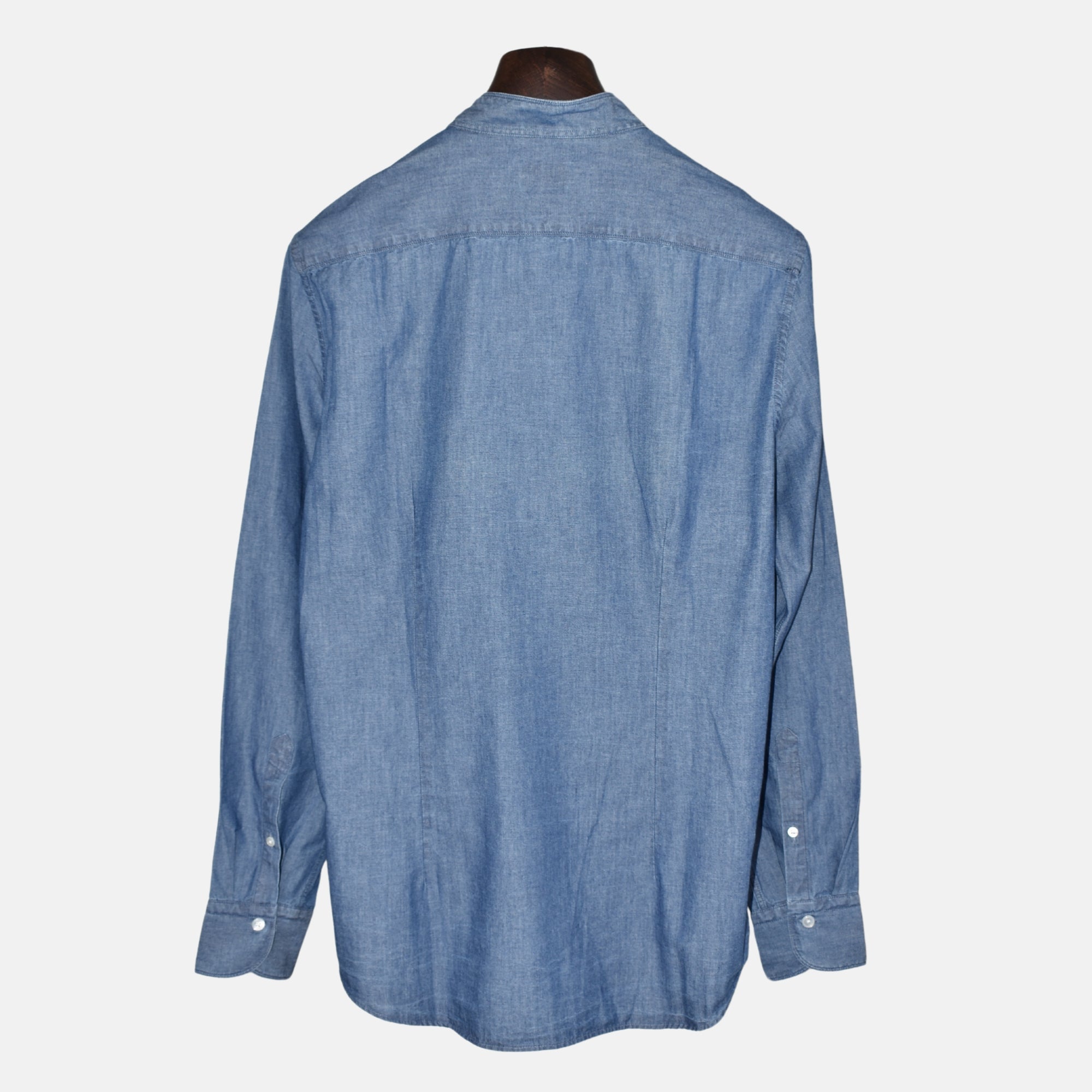 Blue Denim Shirt made of Cotton (EU 40)