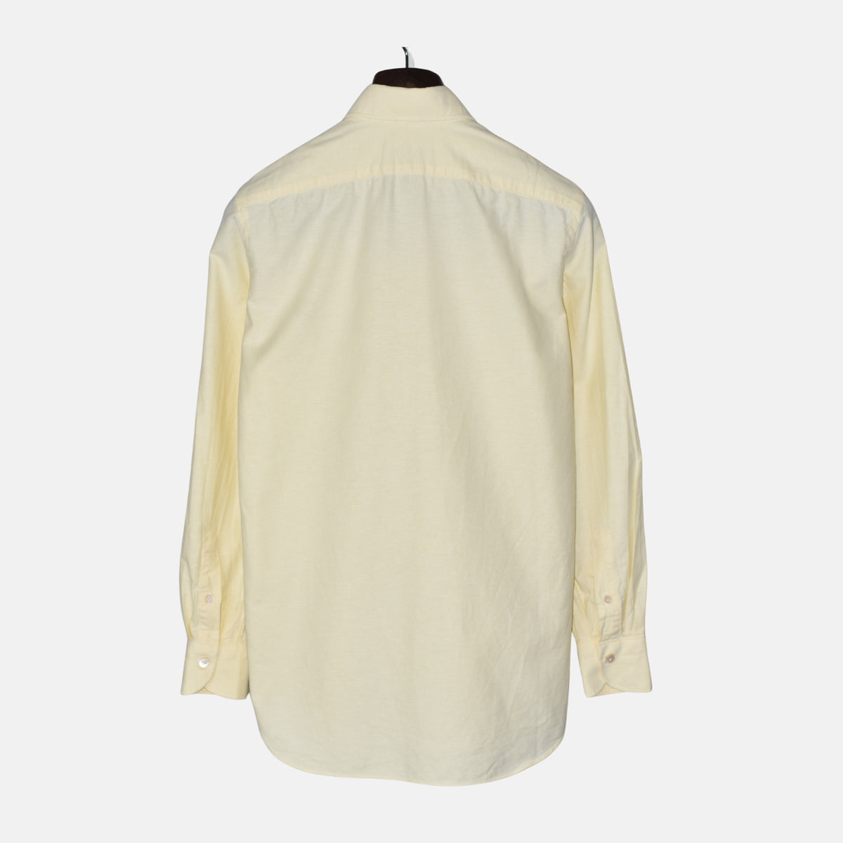 Hellgelbes Baumwollhemd (M)