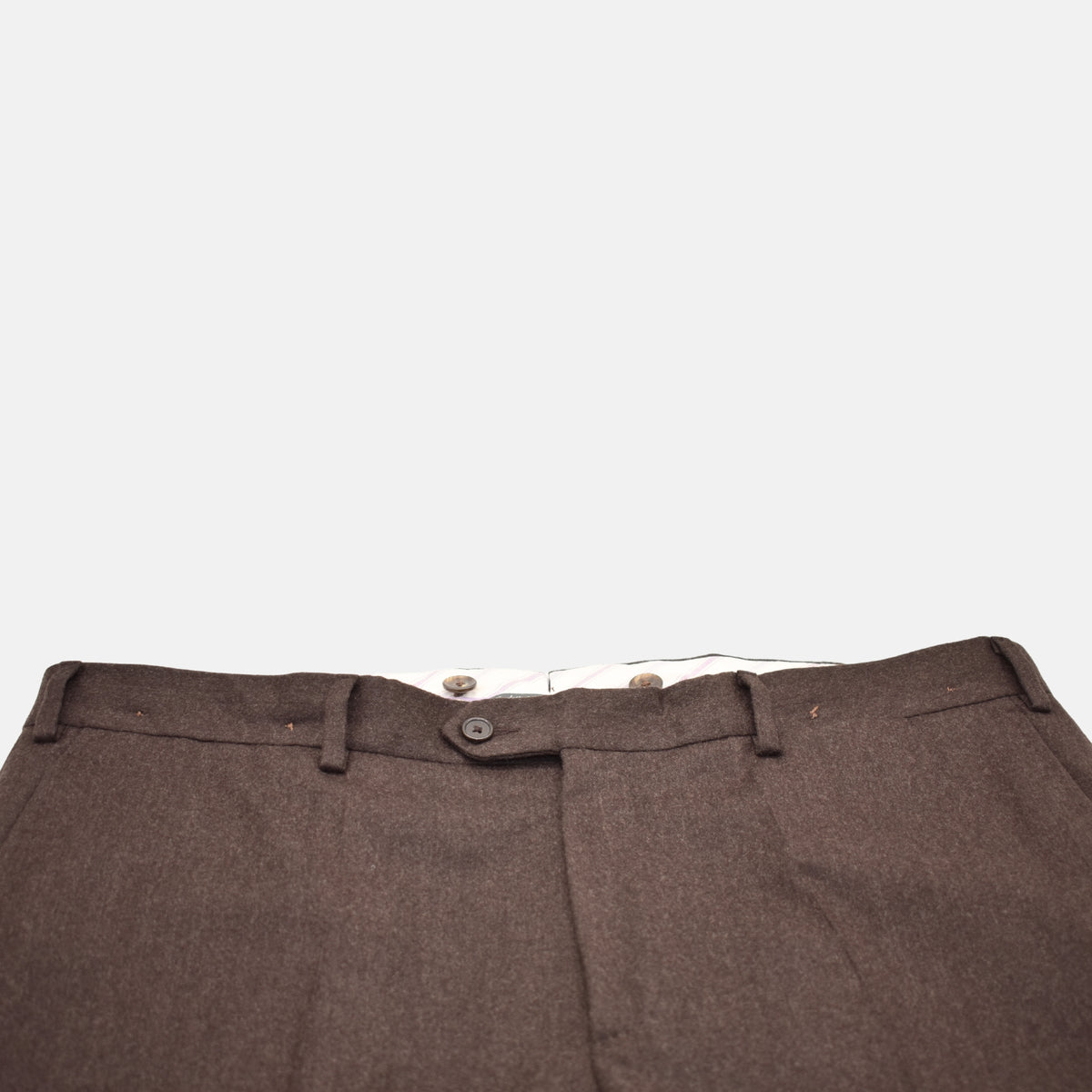 Braune Hose aus Schurwolle/Kaschmir (EU 56)