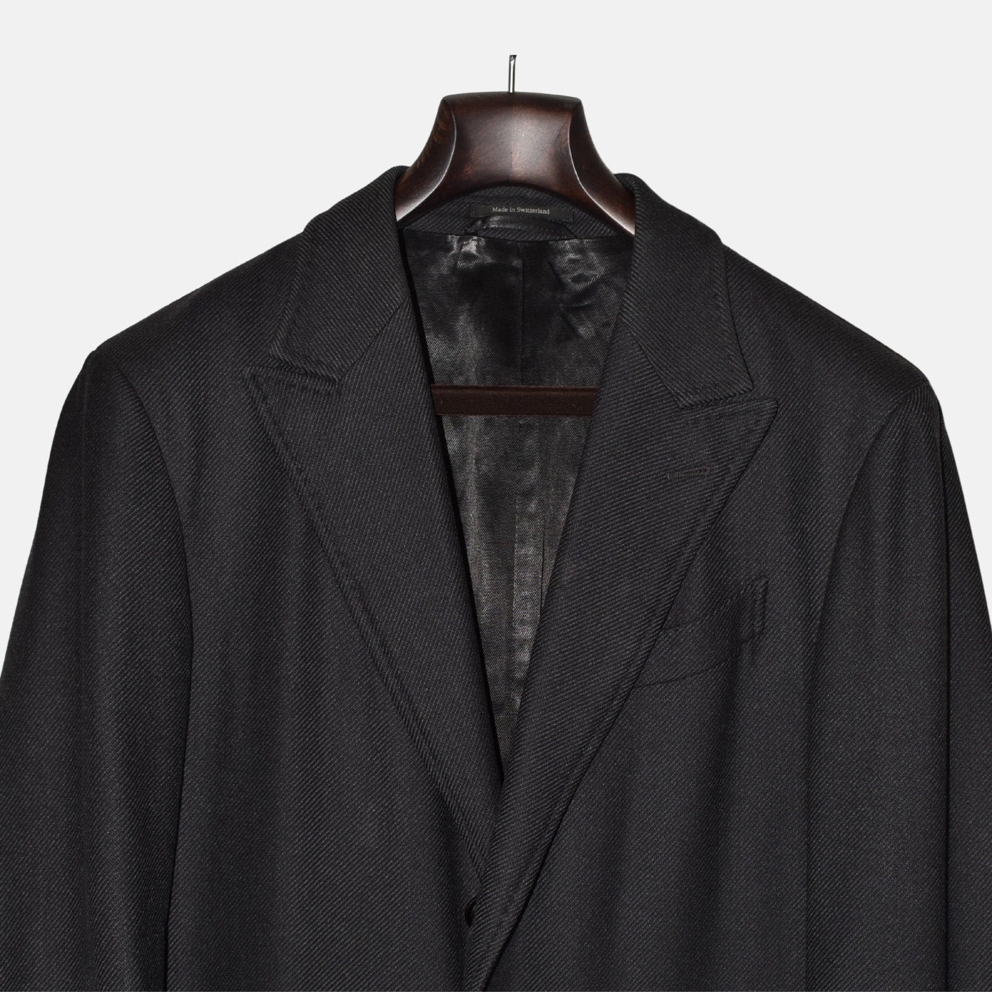 Anthracite Coat made of Wool (EU 48)