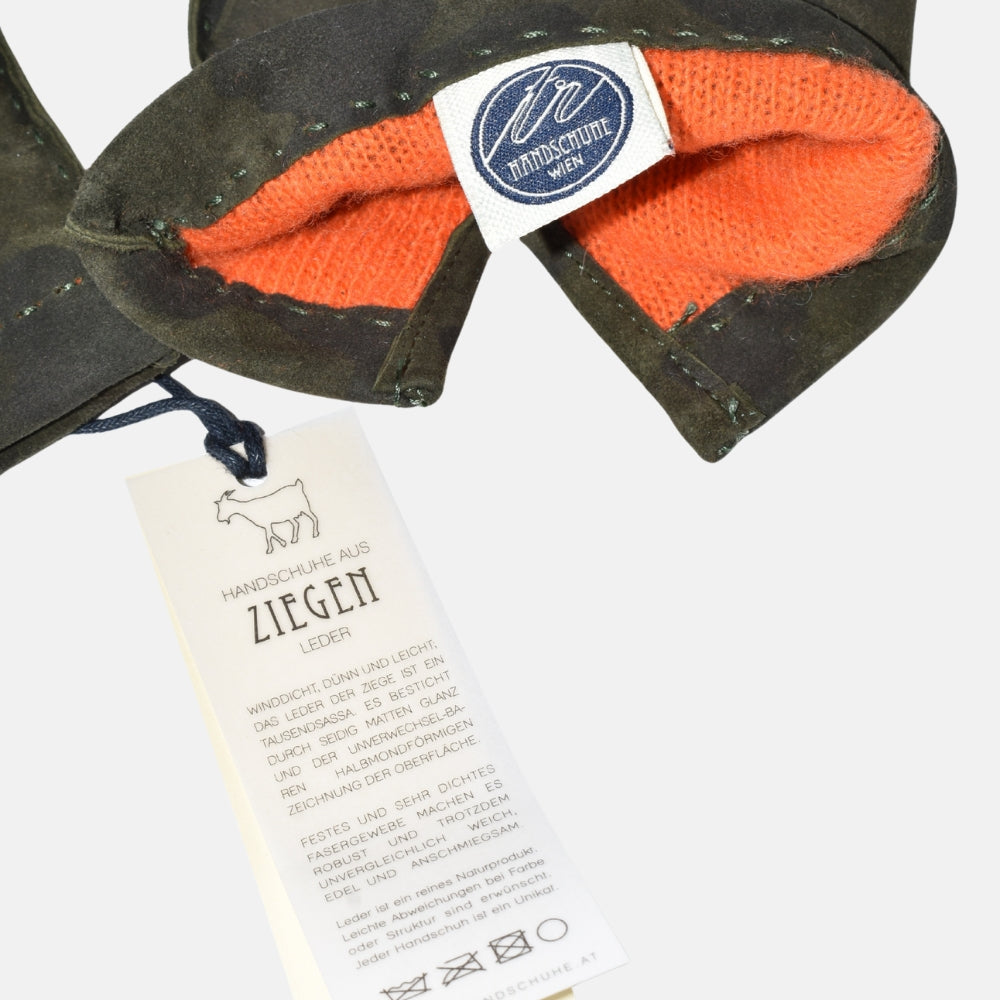 Camouflage Gloves made of Goat Leather (7.5/8/9)