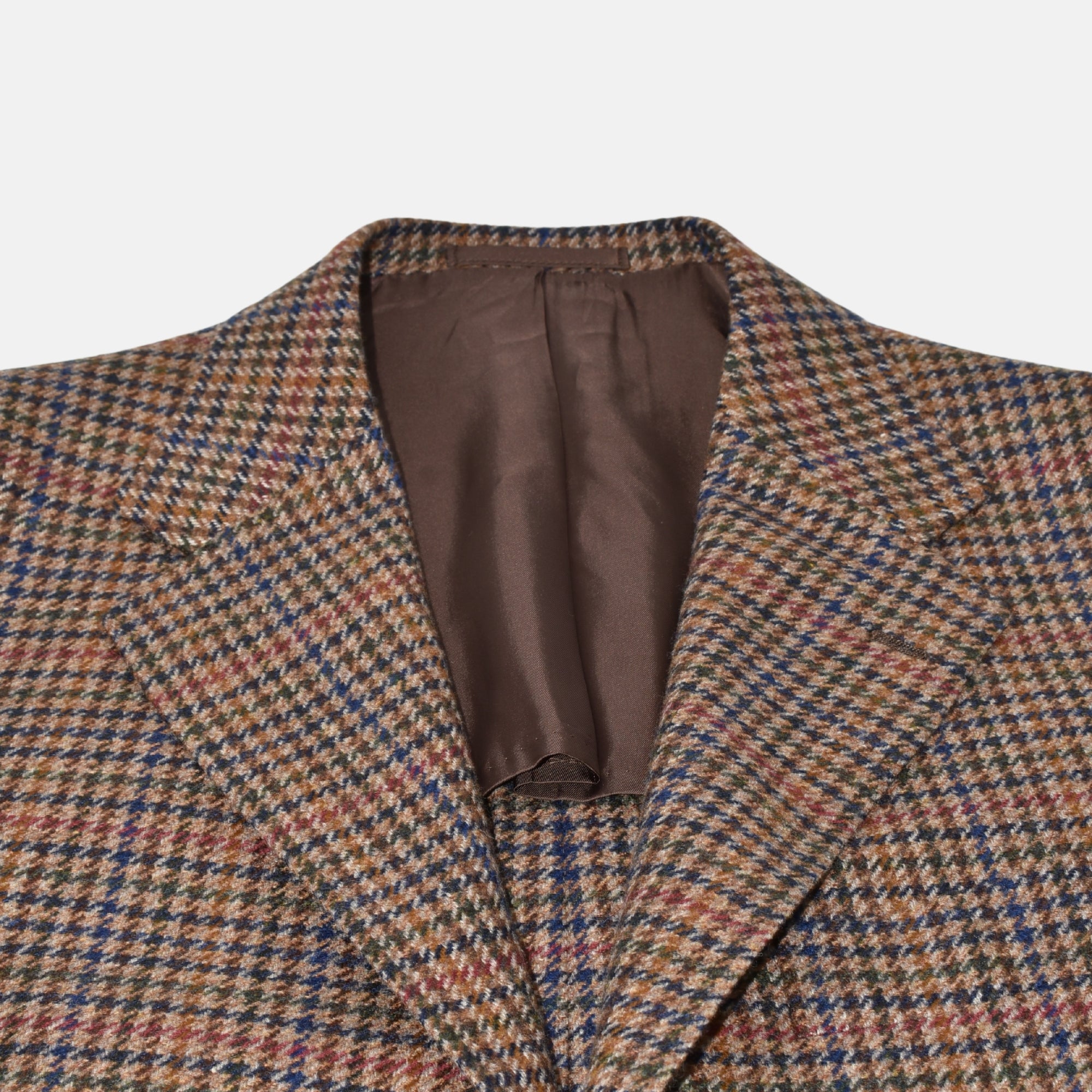 Mehrfarbig karierter Blazer aus Wolle (EU 54)