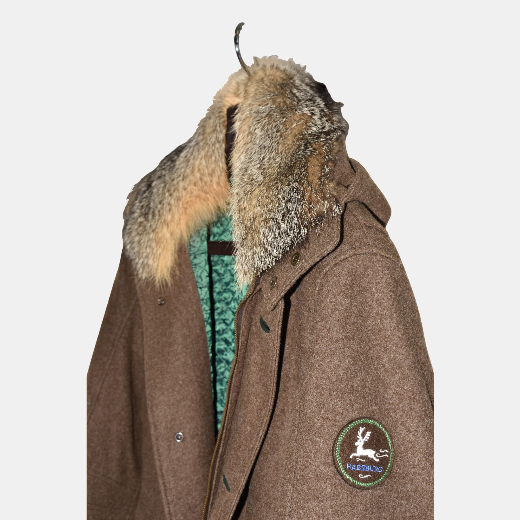 Brown Coat made of Virgin Wool (EU 48)