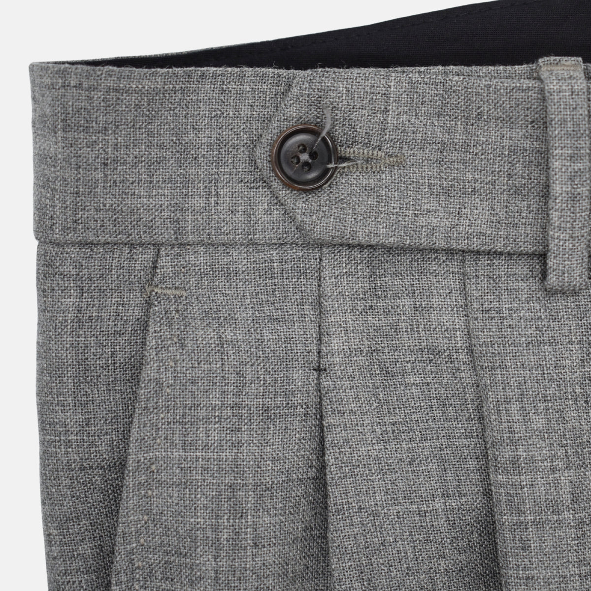 Light Gray Trousers made of Wool (EU 46)