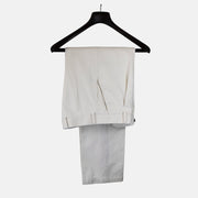 Offwhite Hose aus Baumwolle (EU 46)
