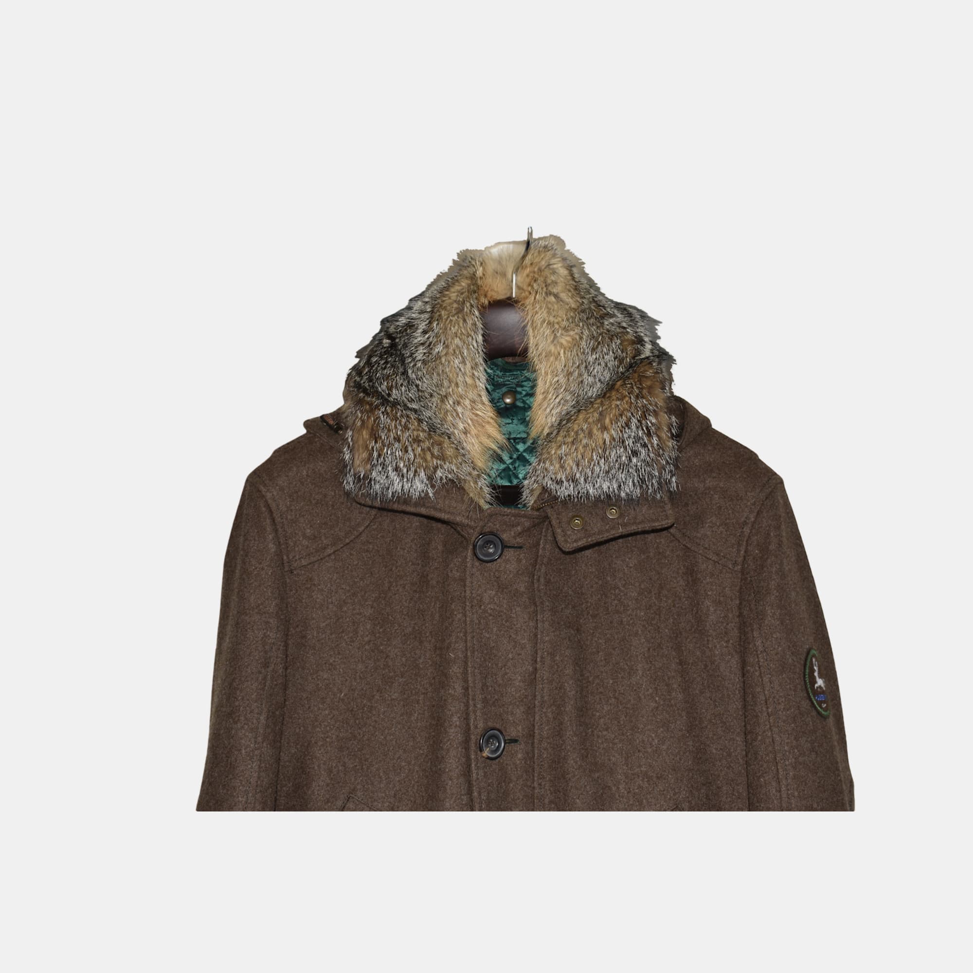 Brown Coat made of Virgin Wool (EU 48)